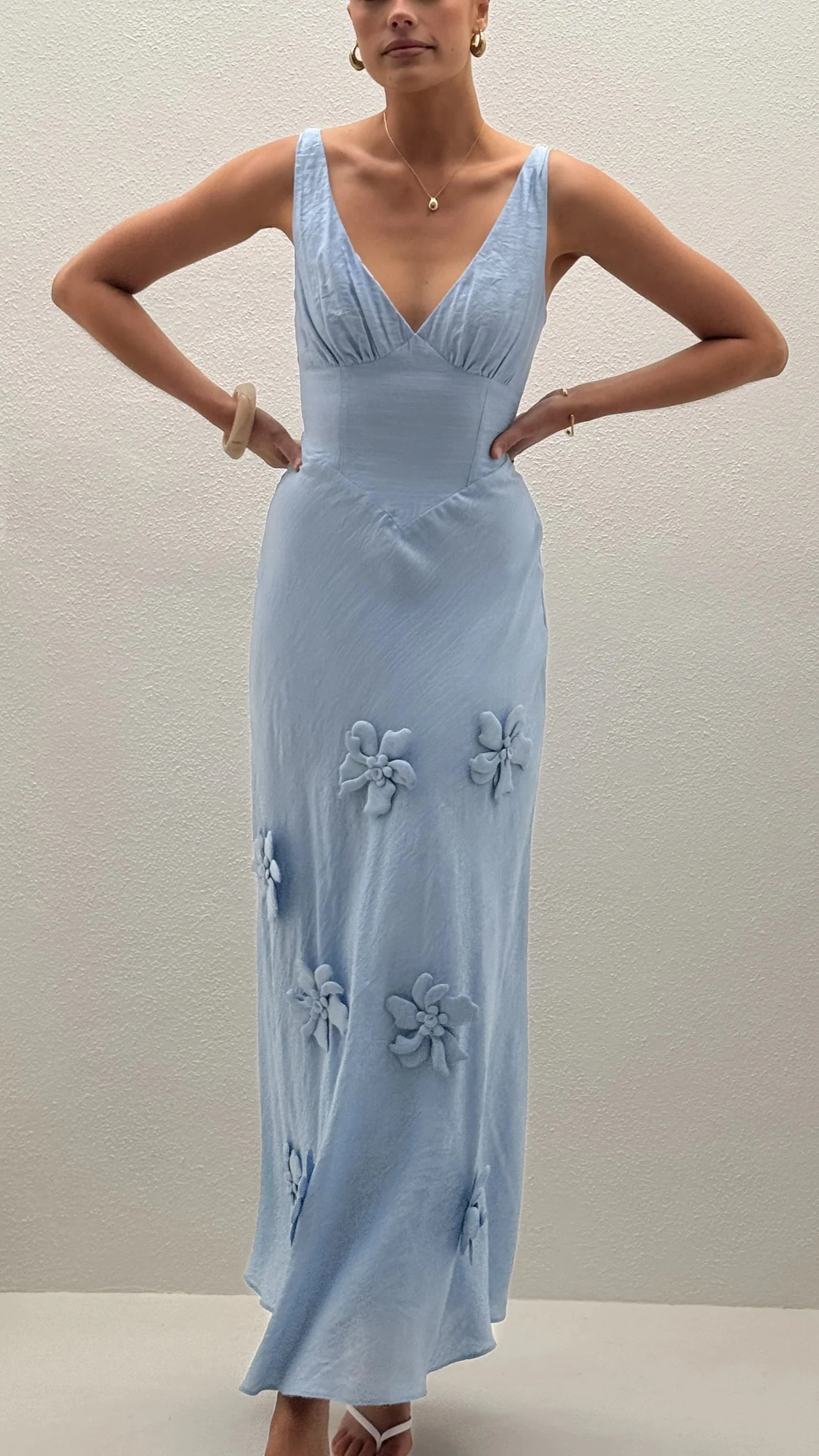 Lavara Maxi Dress - Blue