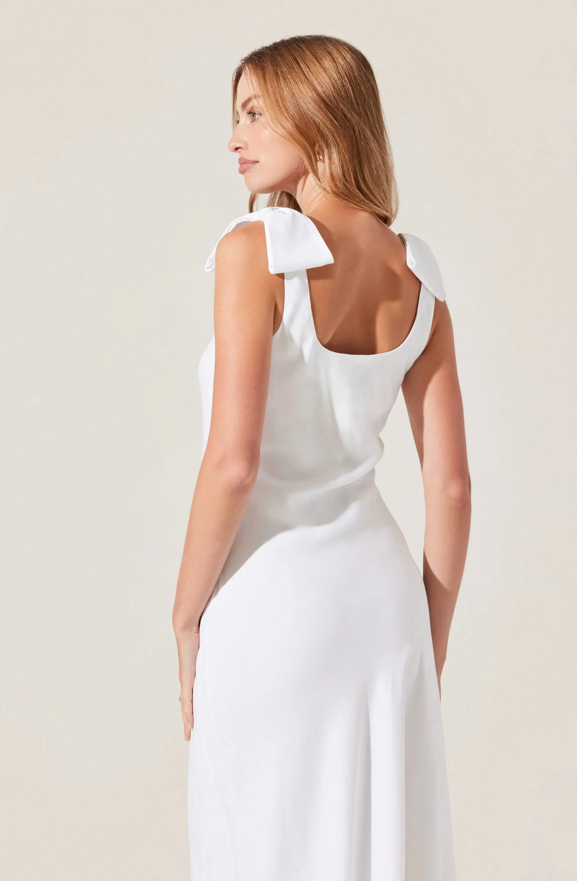 Kateleya Bow Detail Midi Dress