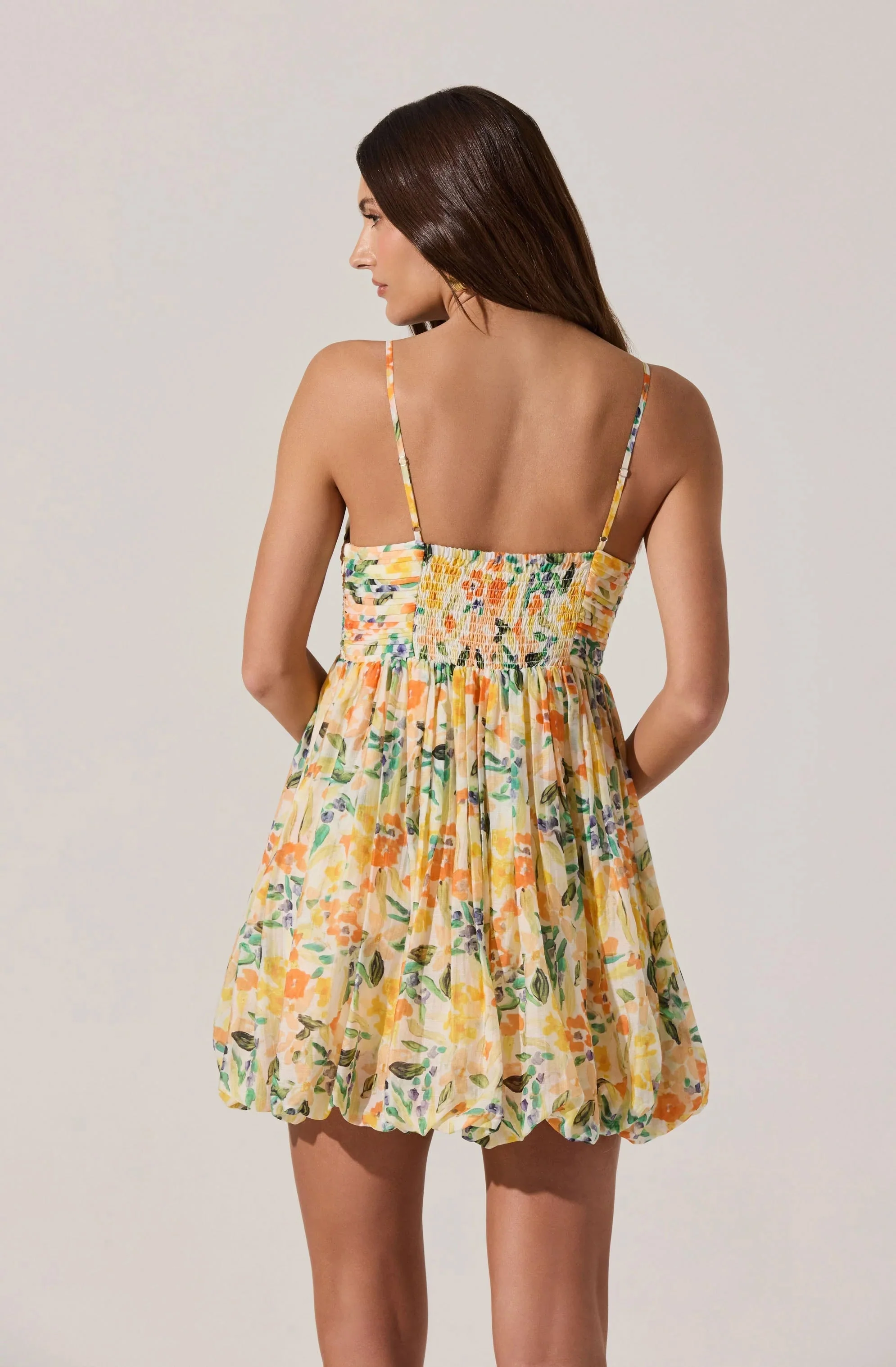 Bubble Floral Mini Dress