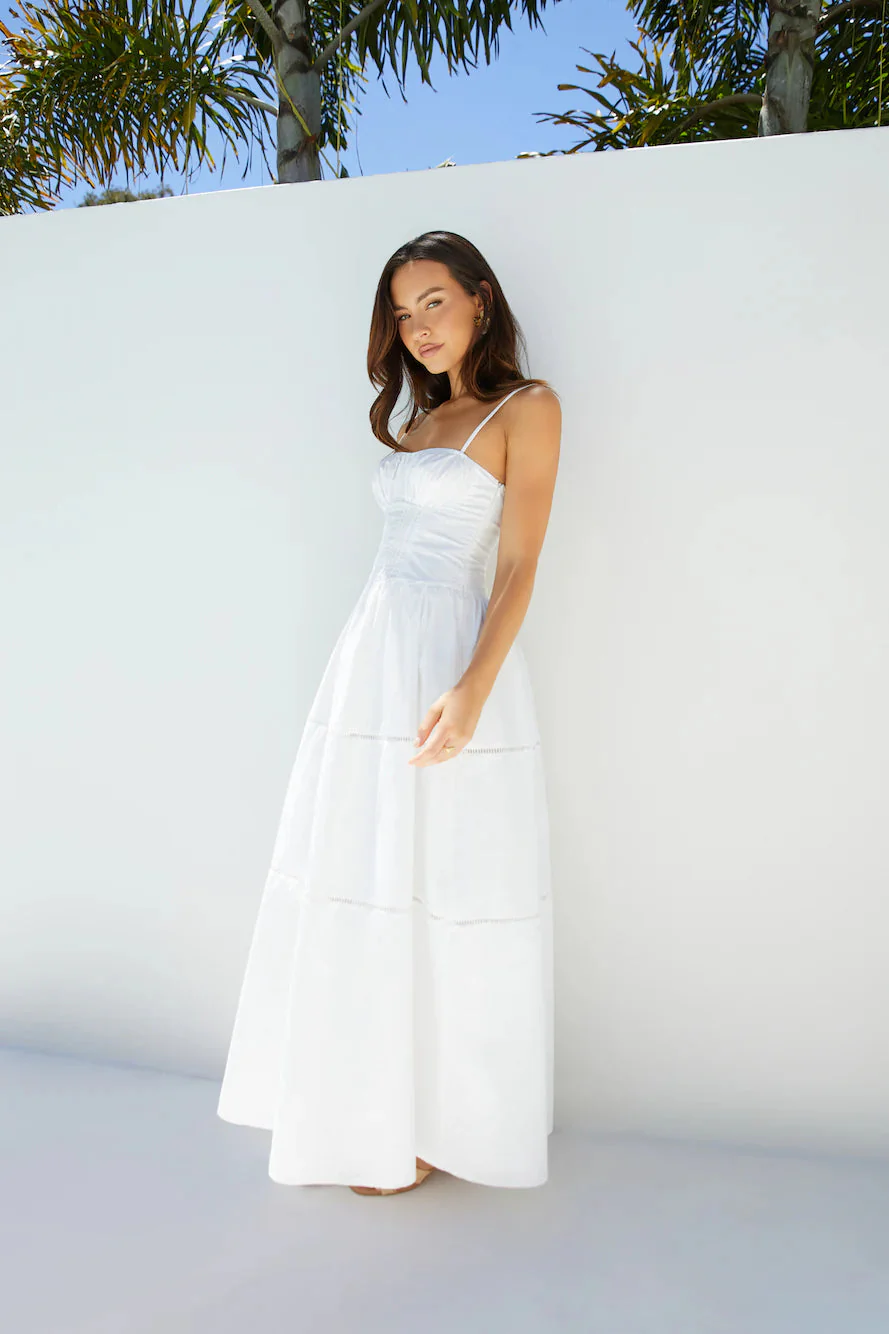 Mandy More Maxi Dress White