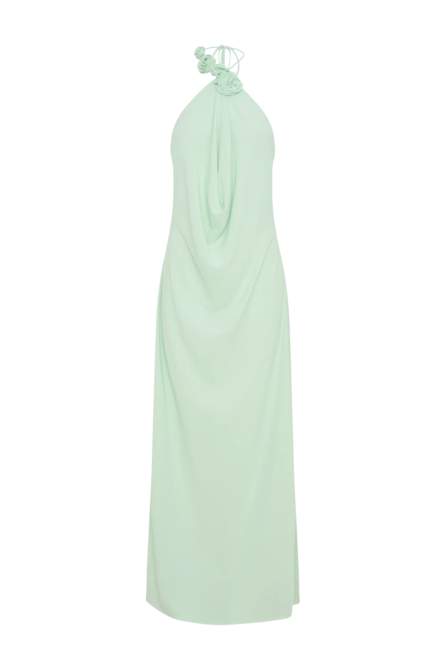 Rosalia Cowl Neck Maxi Dress - Sage