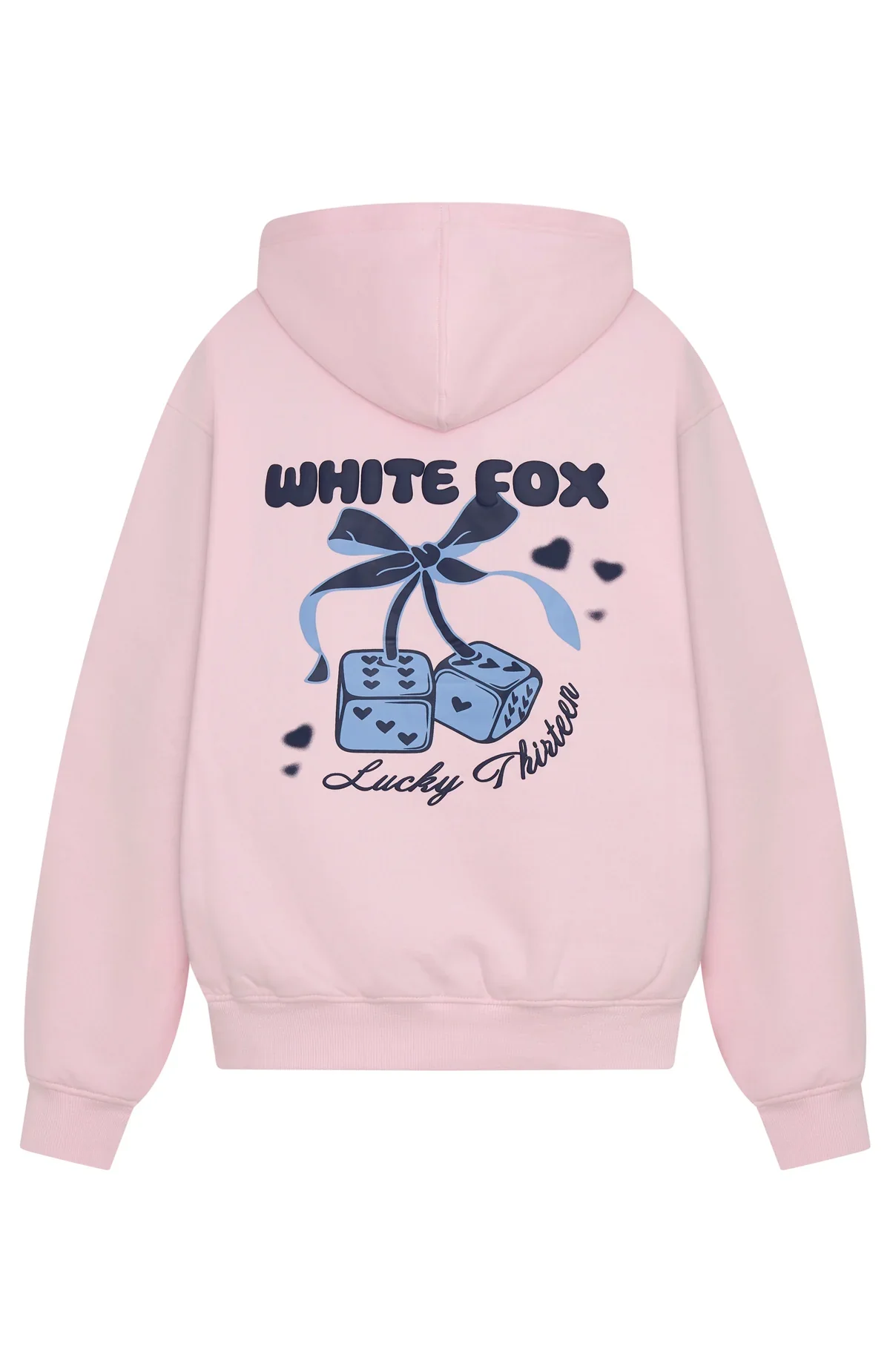 Lucky Thirteen Cheyenne Oversized Hoodie Soft Pink