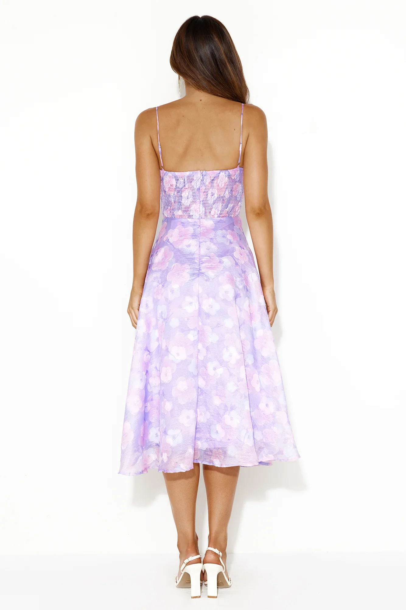 Land Of Wonder Midi Dress Purple