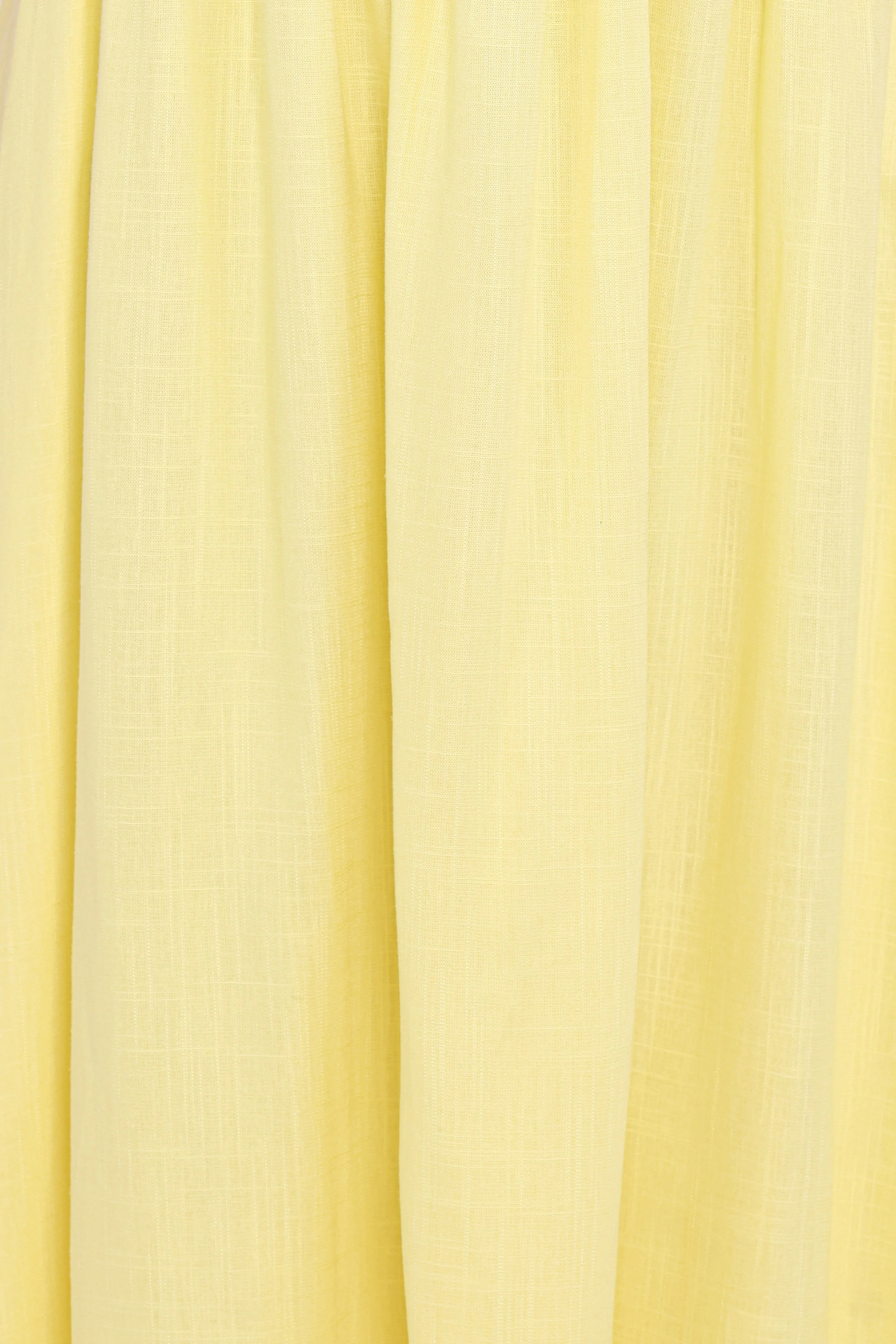 Kayt Strapless Dress - Butter Yellow