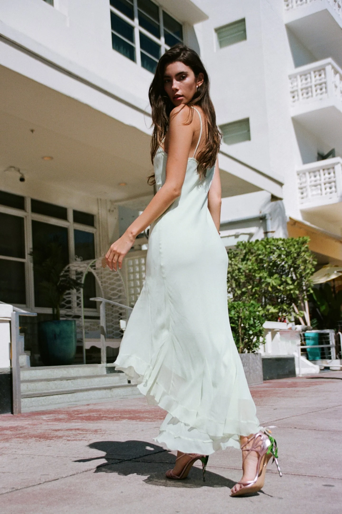 Chesley Chiffon Slip Dress