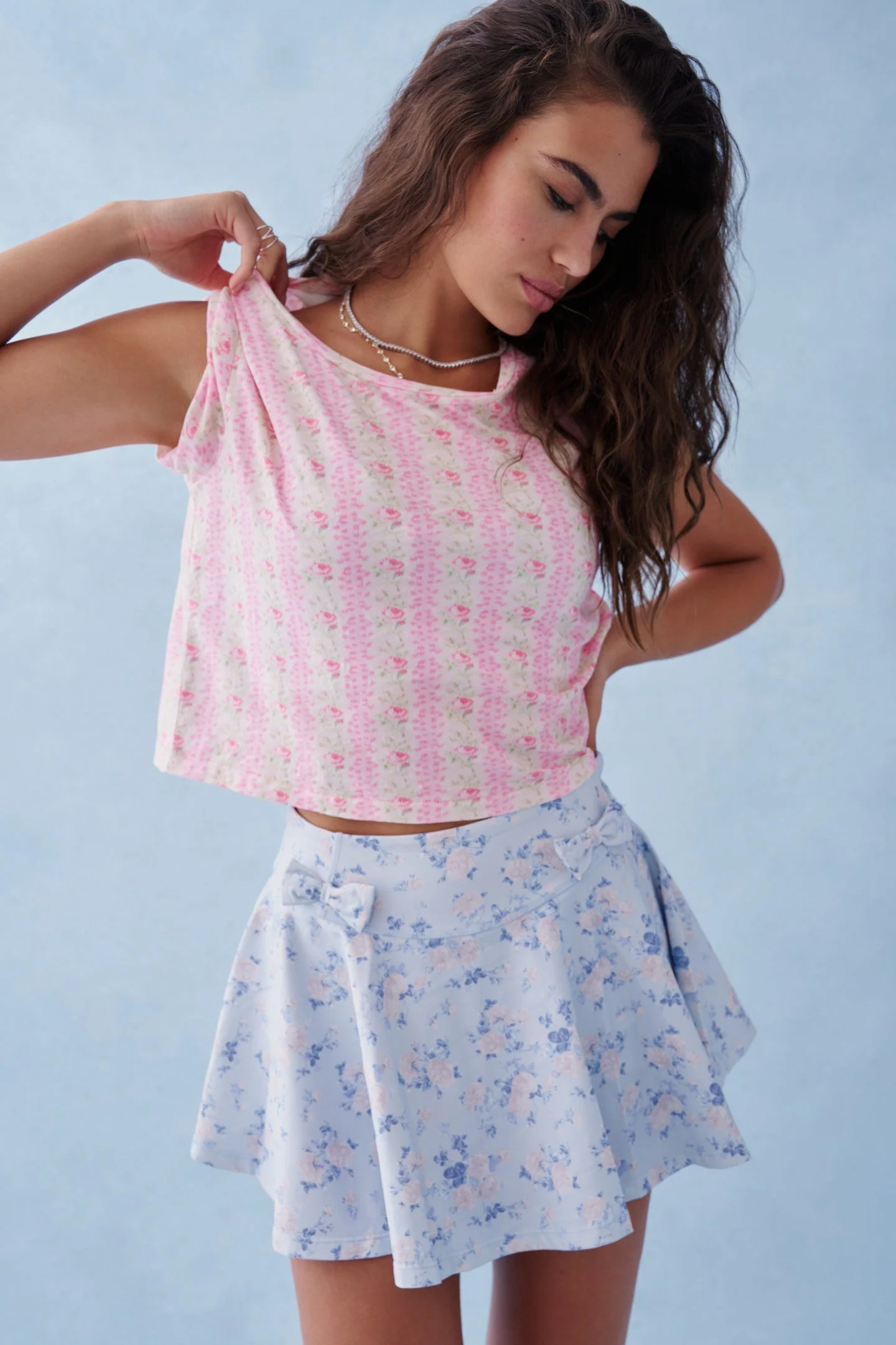 Rubin Cropped Tee - PINK MACARON