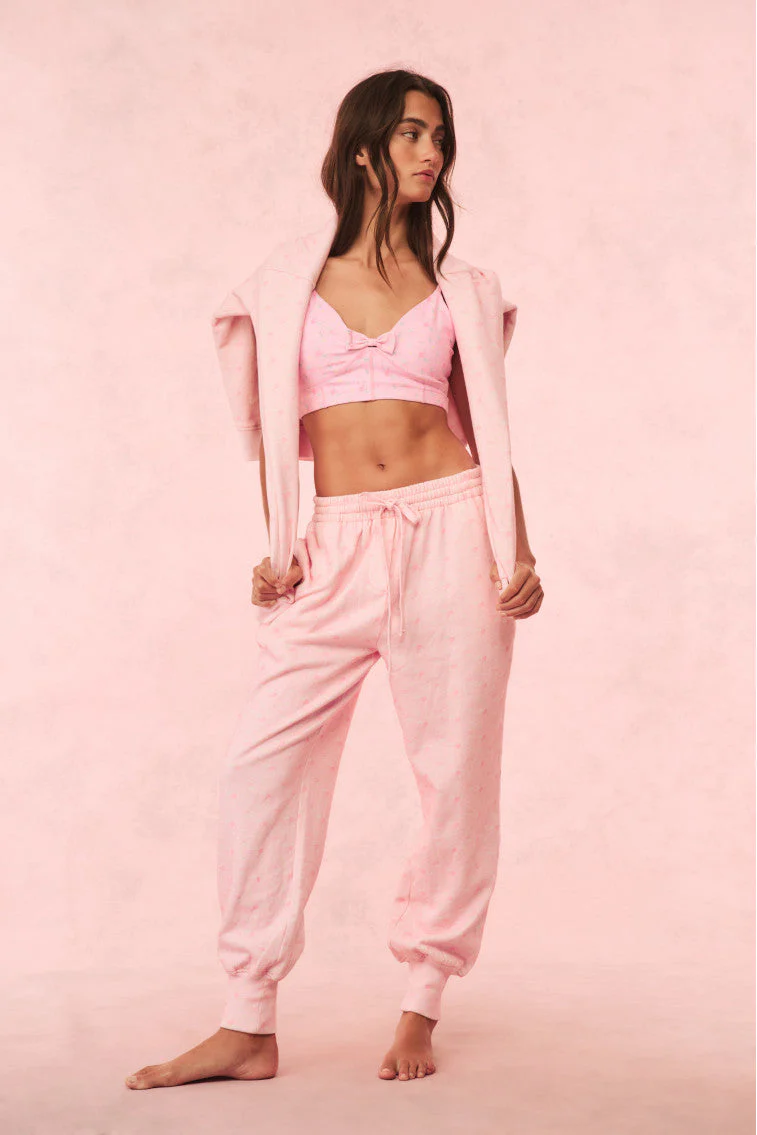 Lolana Floral Cotton Sweatpants