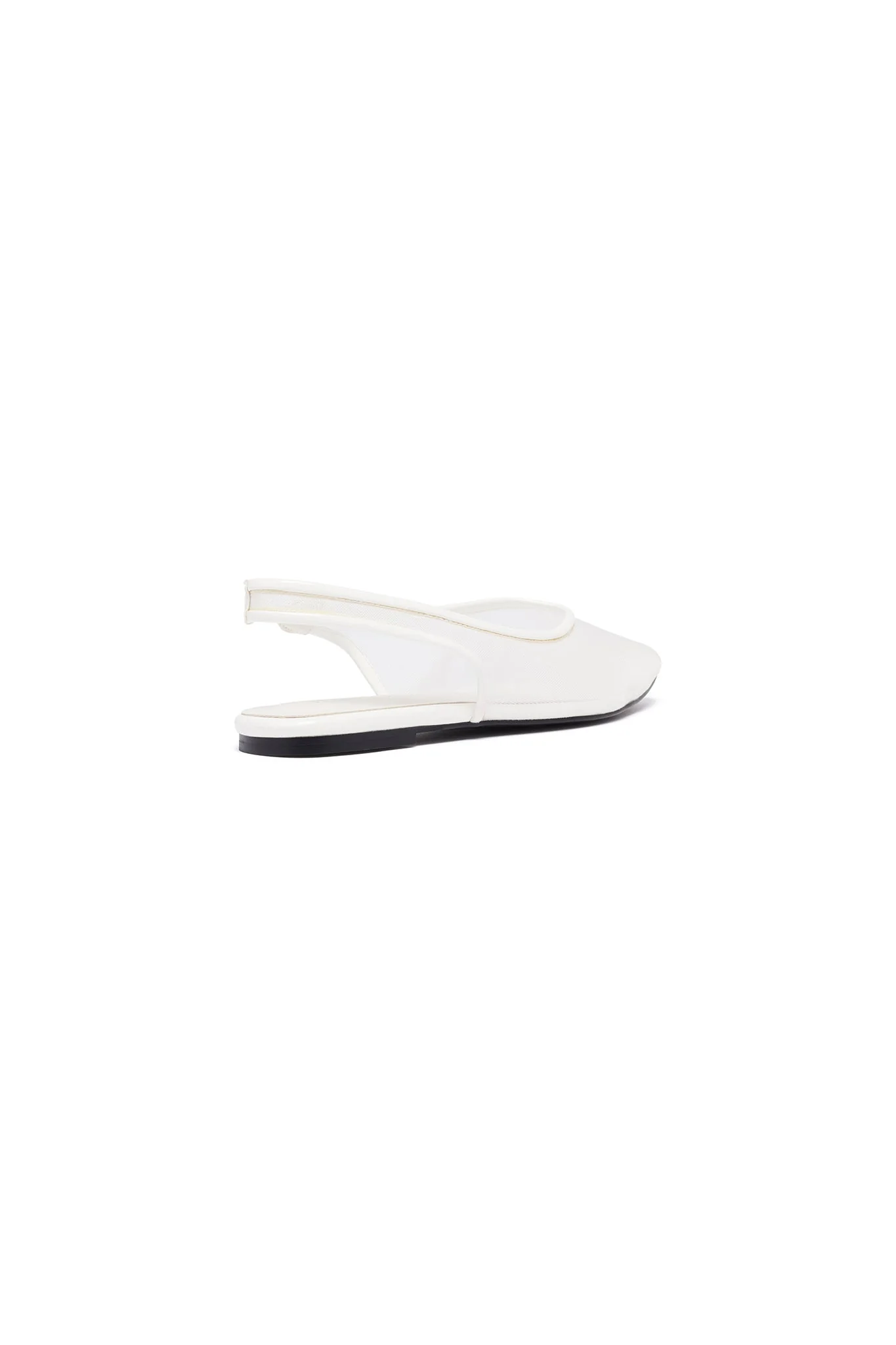 THERAPY Lazer White Patent Ballet Flat