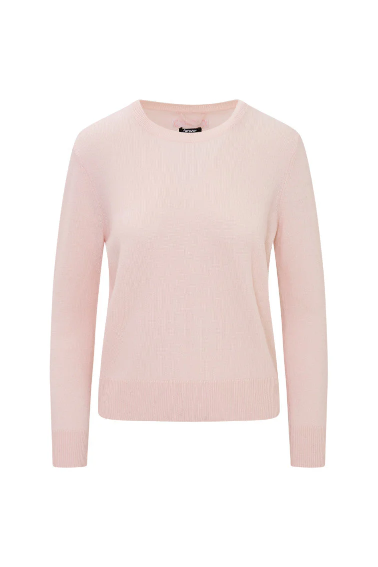 LoveShackFancy x MAX&MOI Piata Faux Fur Bow Sweater