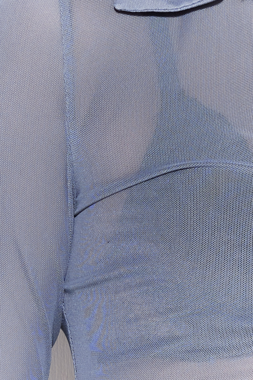 Inspired By Me Mesh Top Grey