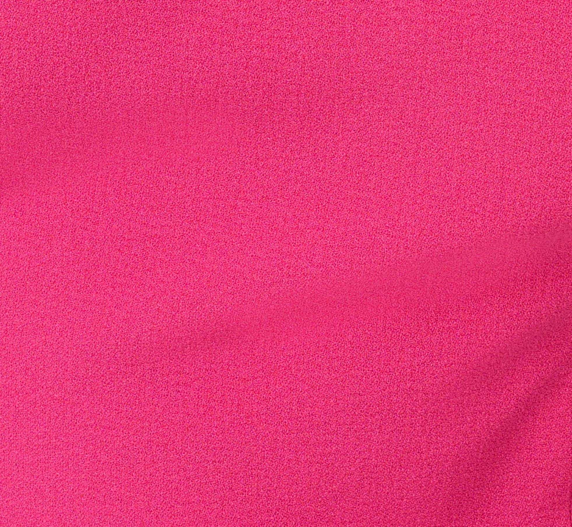 Off The Shoulder Midi Dress With Sweetheart Neckline In Brilliant Fuchsia