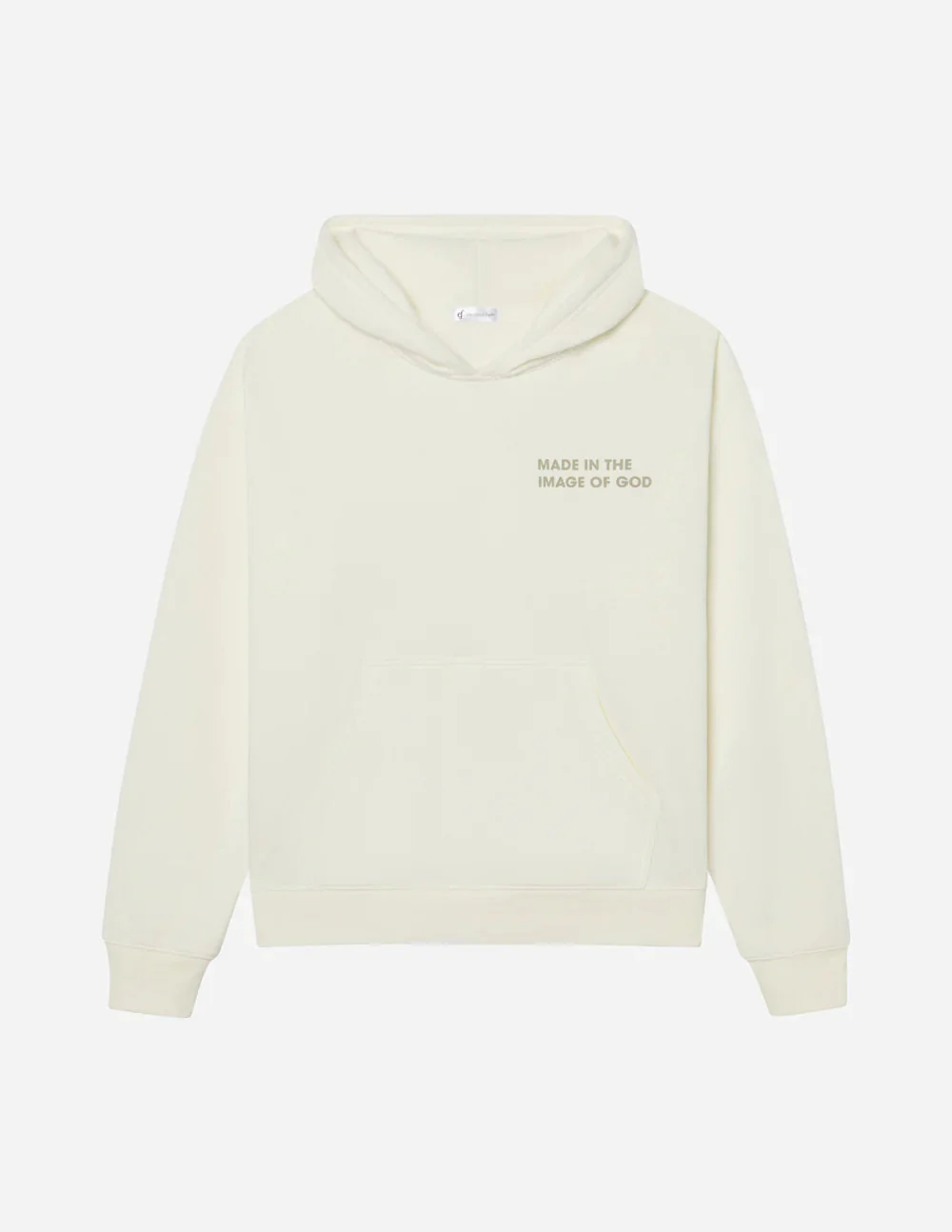 Made in the Image of God Cream Hoodie