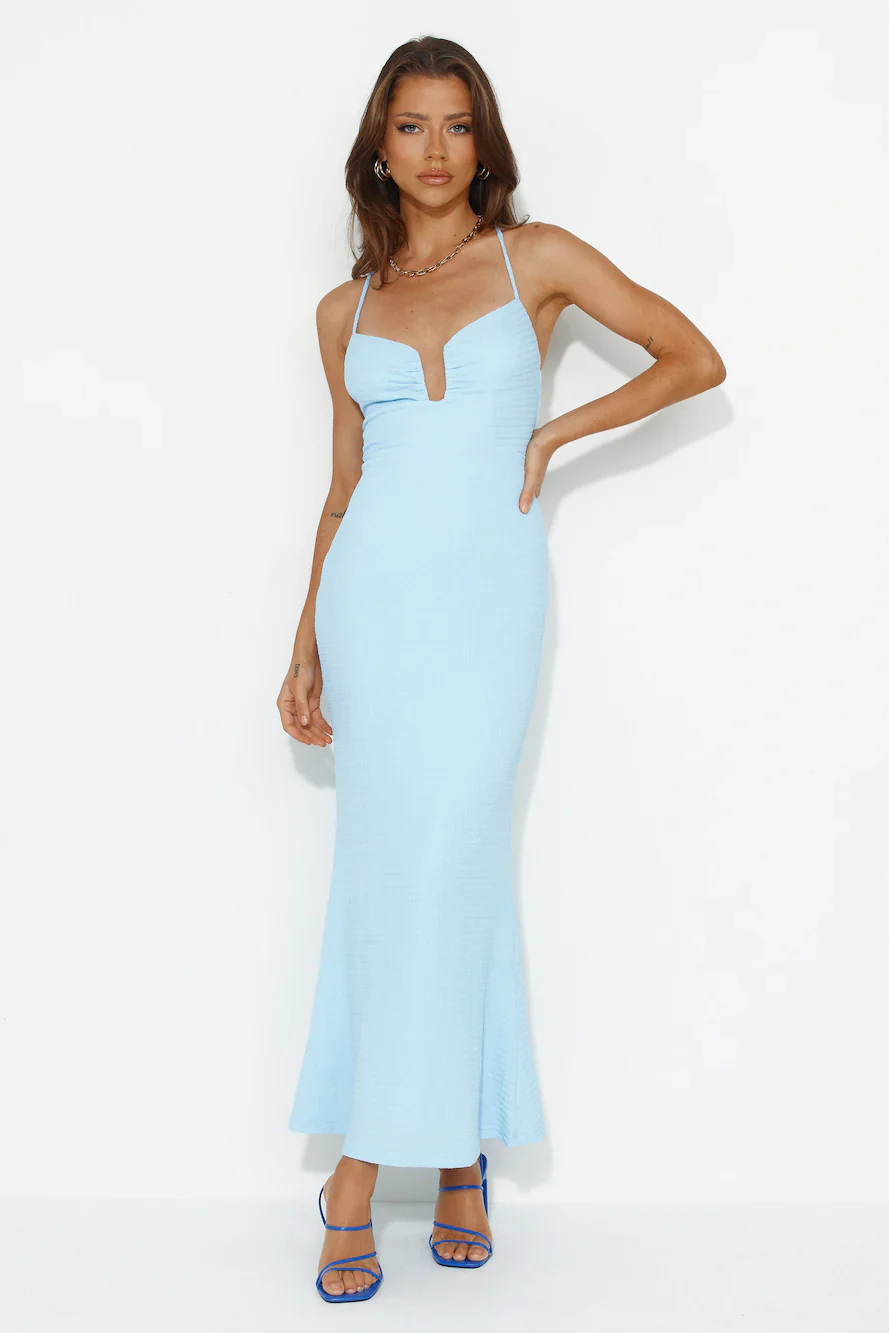 It's Your Way Maxi Dress Blue
