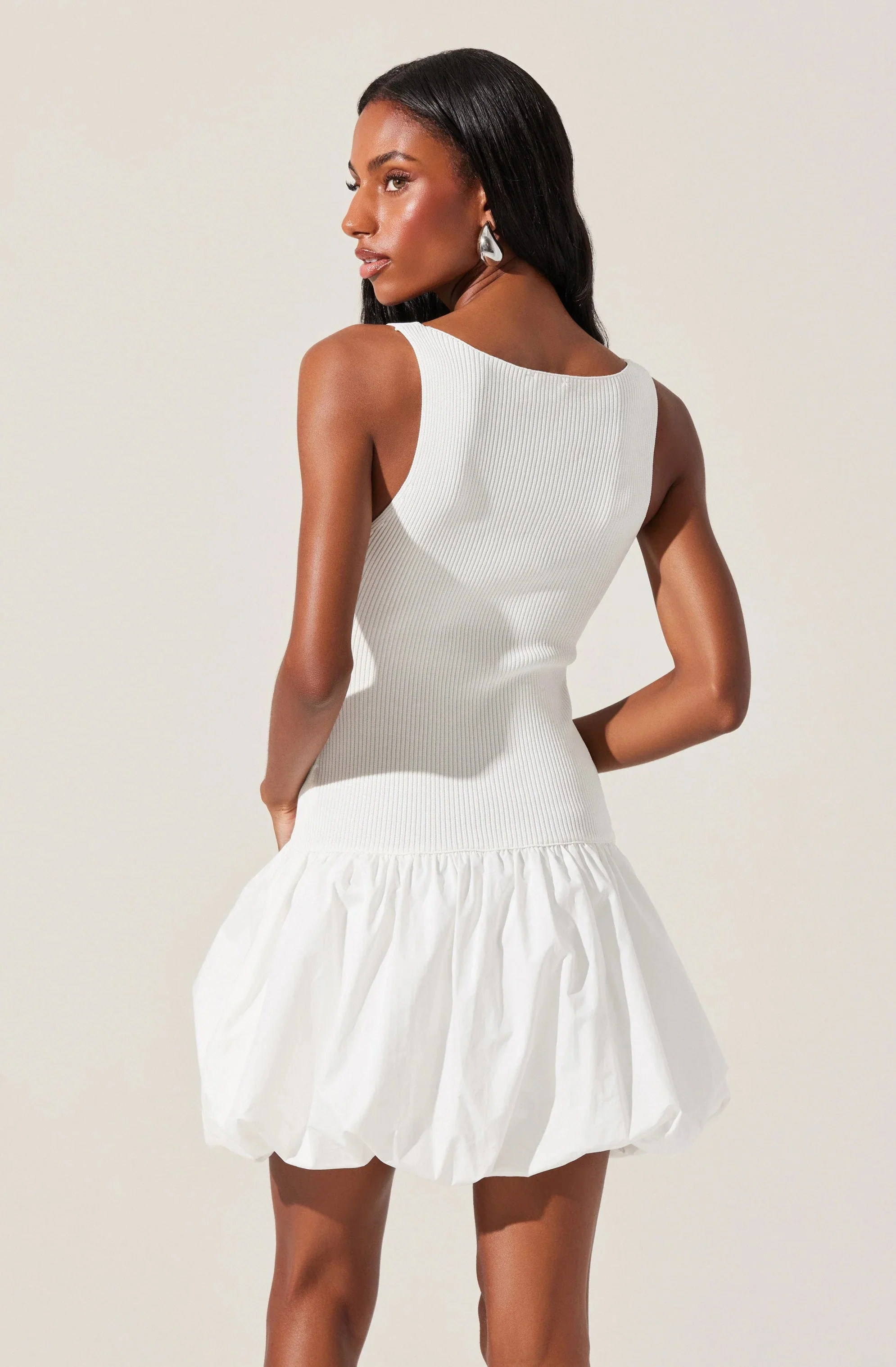 Nettie Bubble Hem Sweater Dress