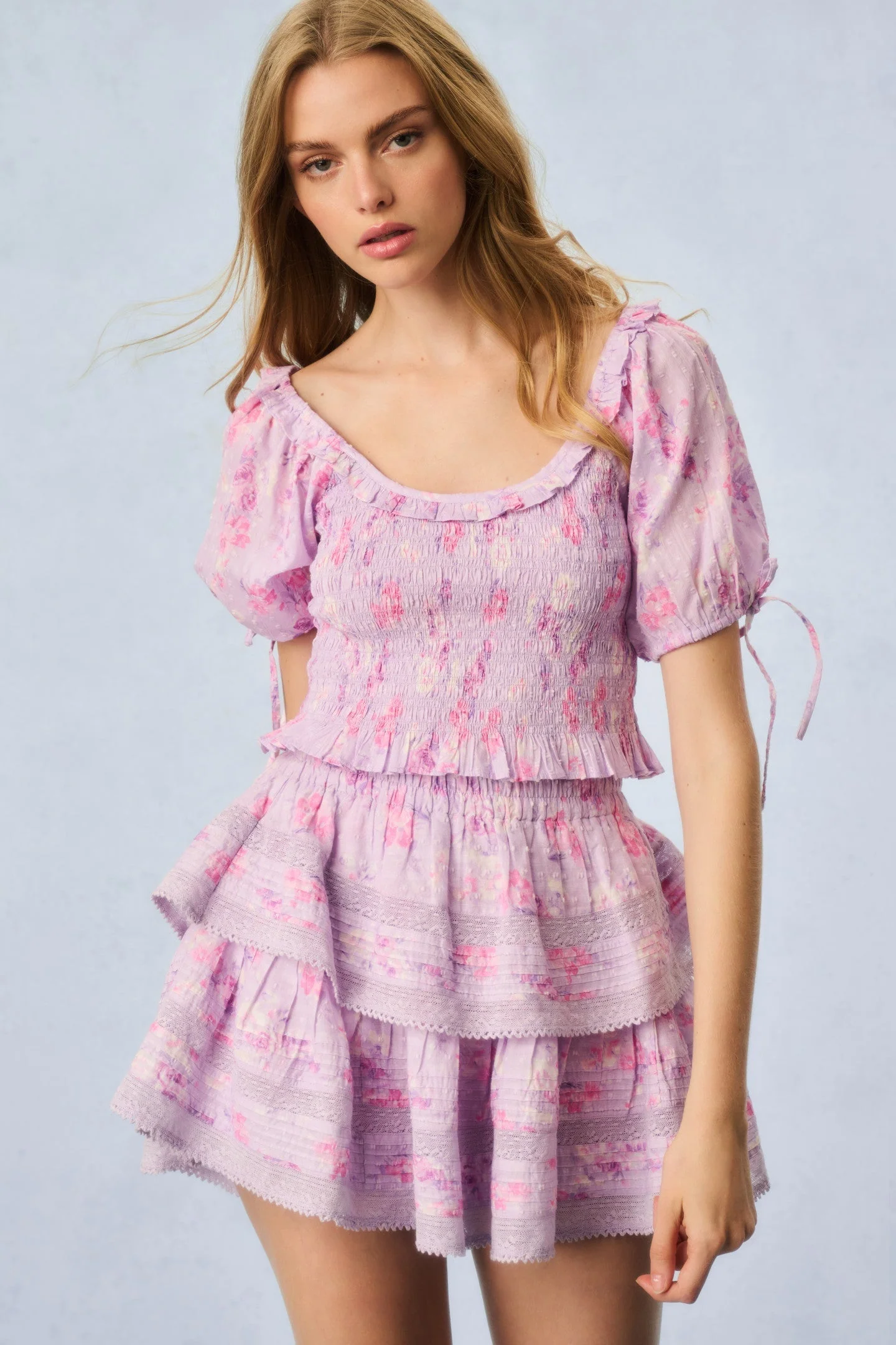 Molly Fragrance Print Top