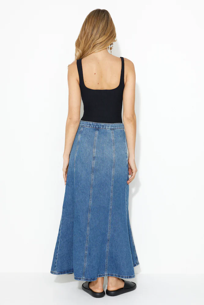 Let's Pair Ribbed Bodysuit Black