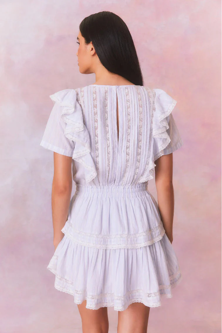 Natasha Stripe Cotton Mini Dress