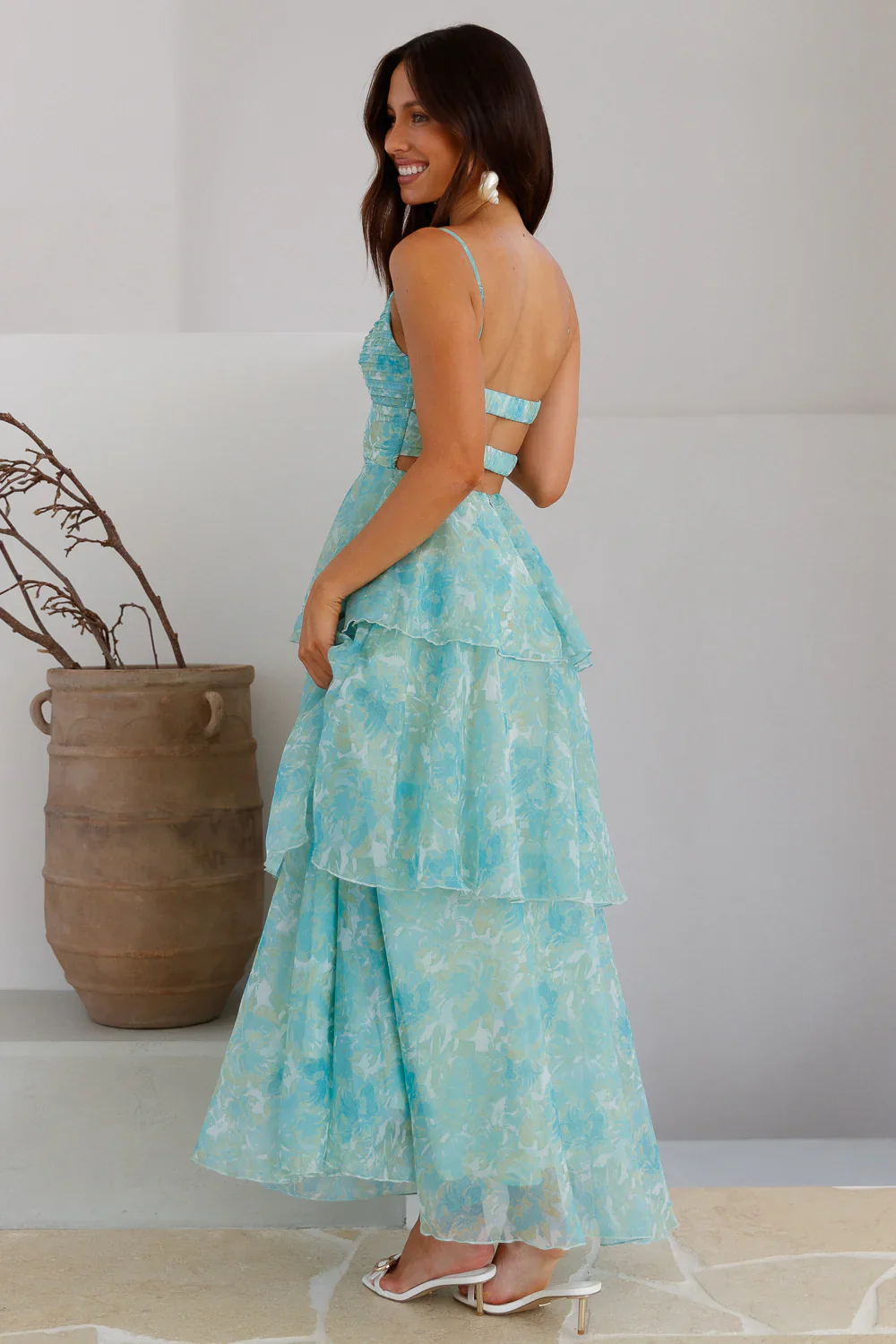 Lavish Allure Maxi Dress Green