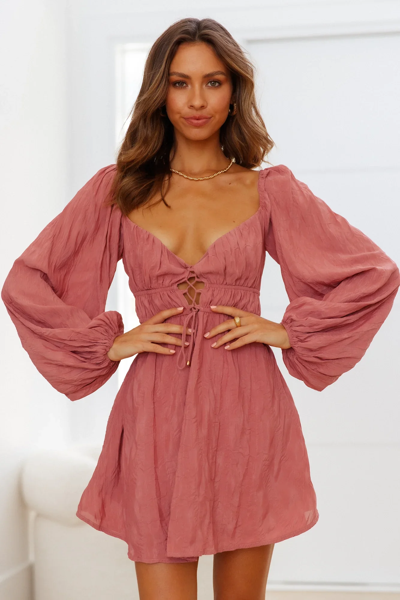 Journey Starts Now Dress Rose