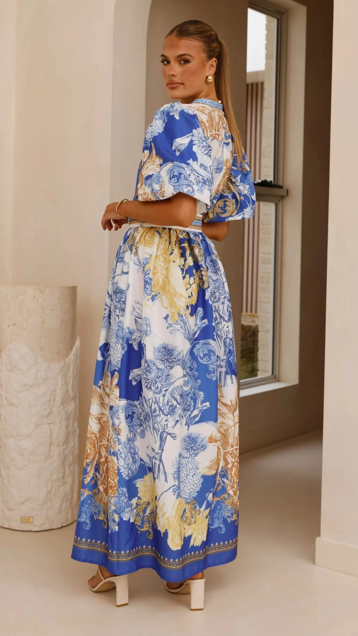 Vania Maxi Dress - Blue Doll