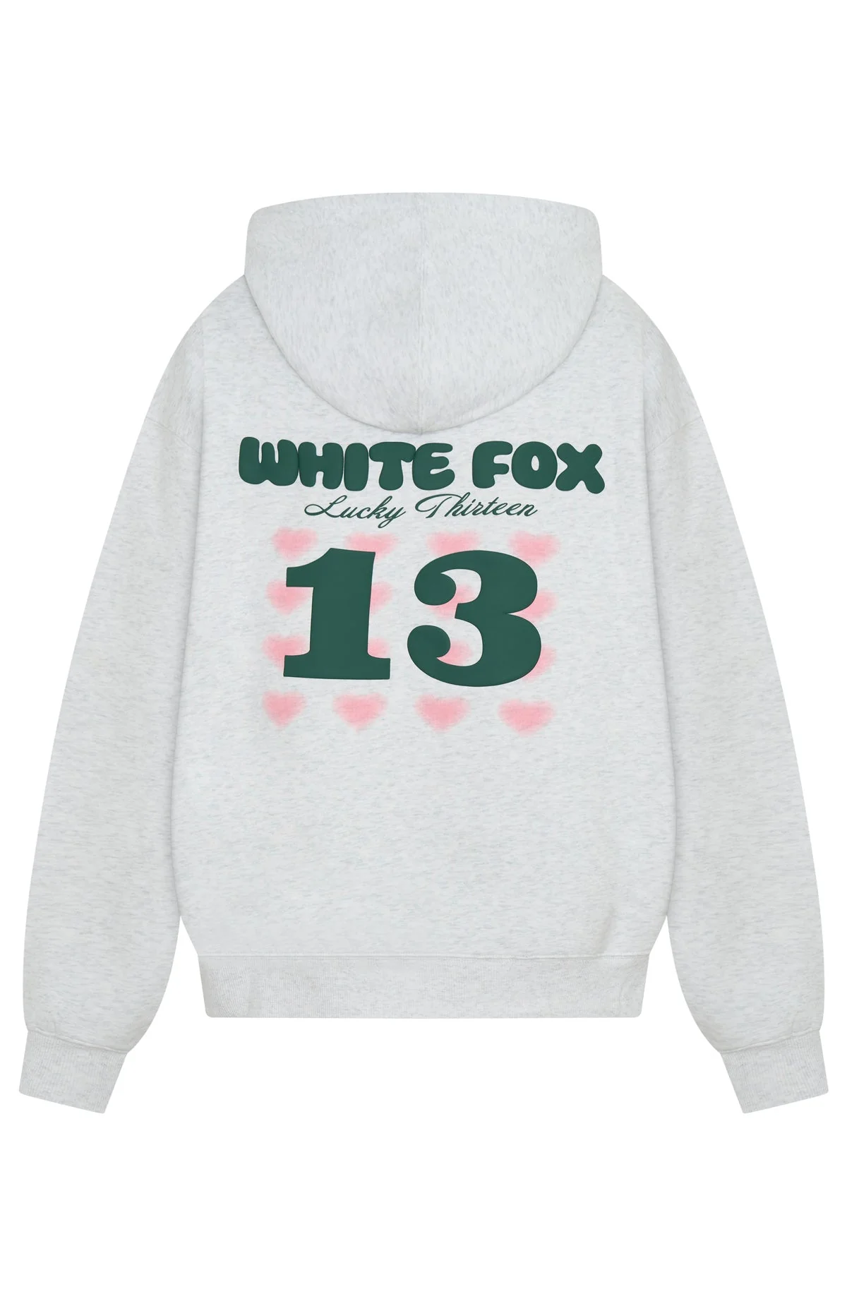 Lucky Thirteen Charise Zip Front Hoodie Grey Marle