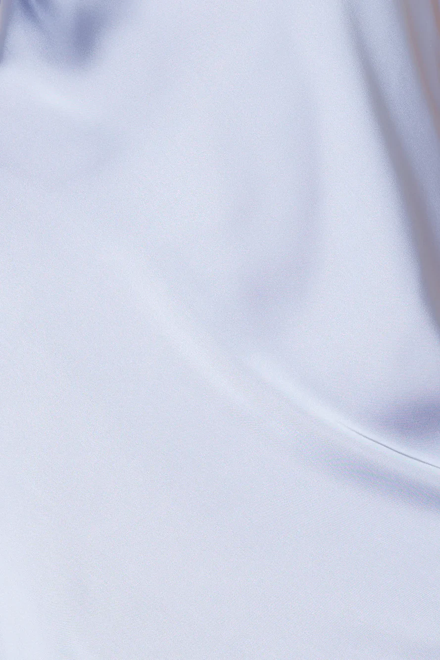 In The Diamond Satin Mini Dress Blue