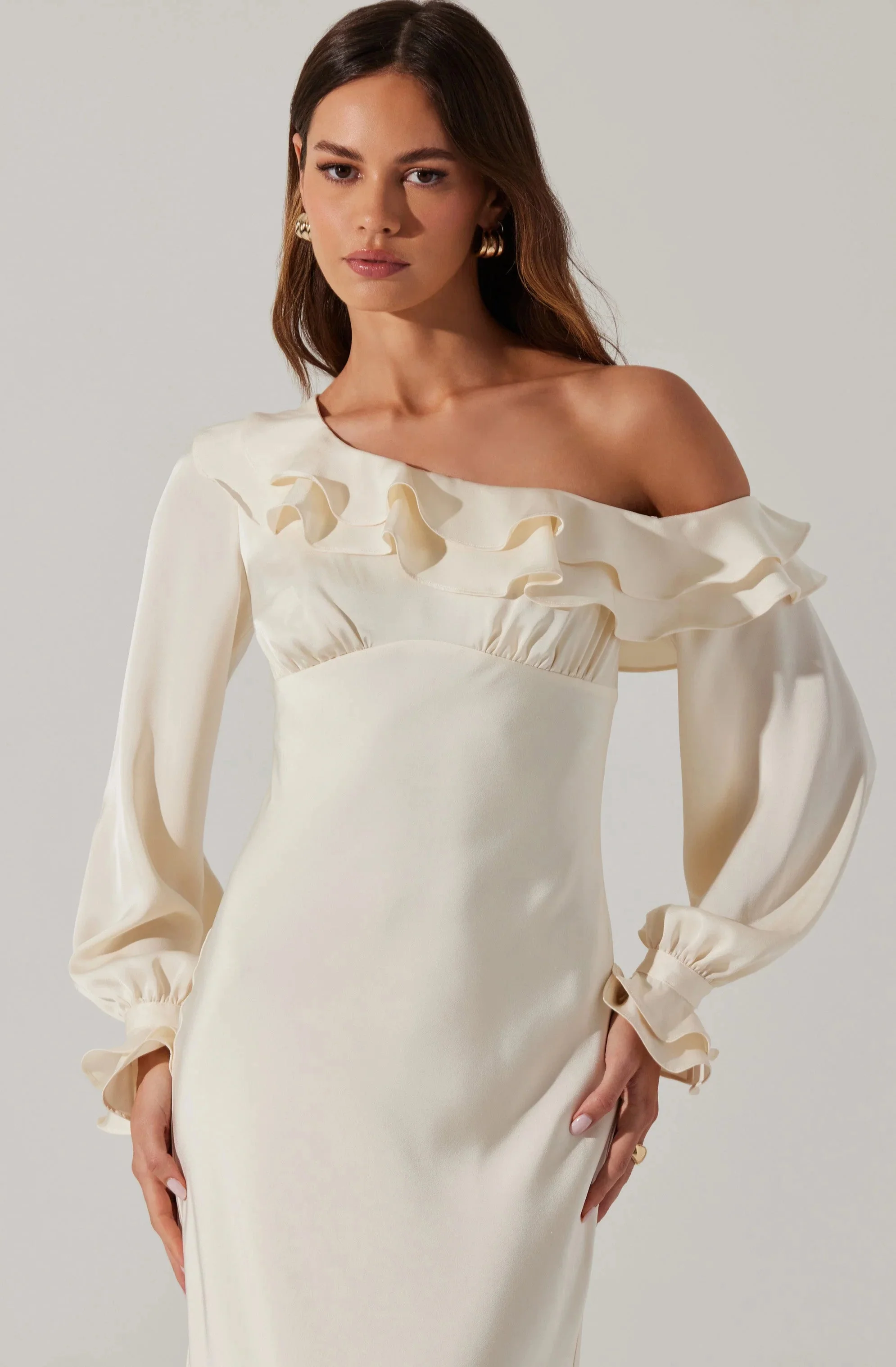 Coraline Satin Midi Dress