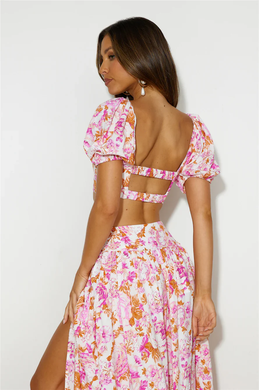 Her Vibe Crop Top Pink