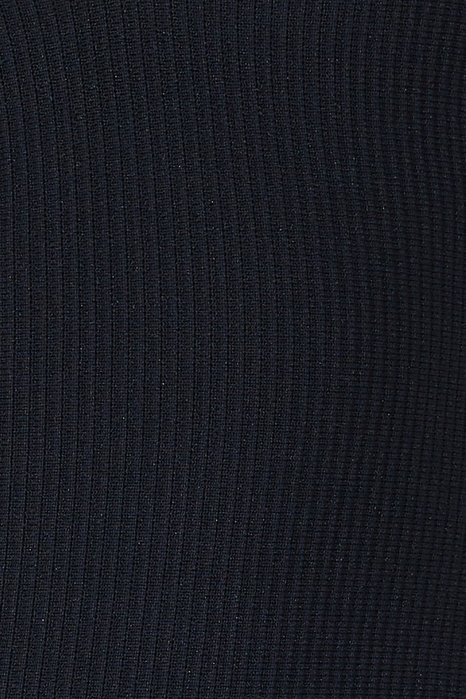 Let's Pair Ribbed Bodysuit Black