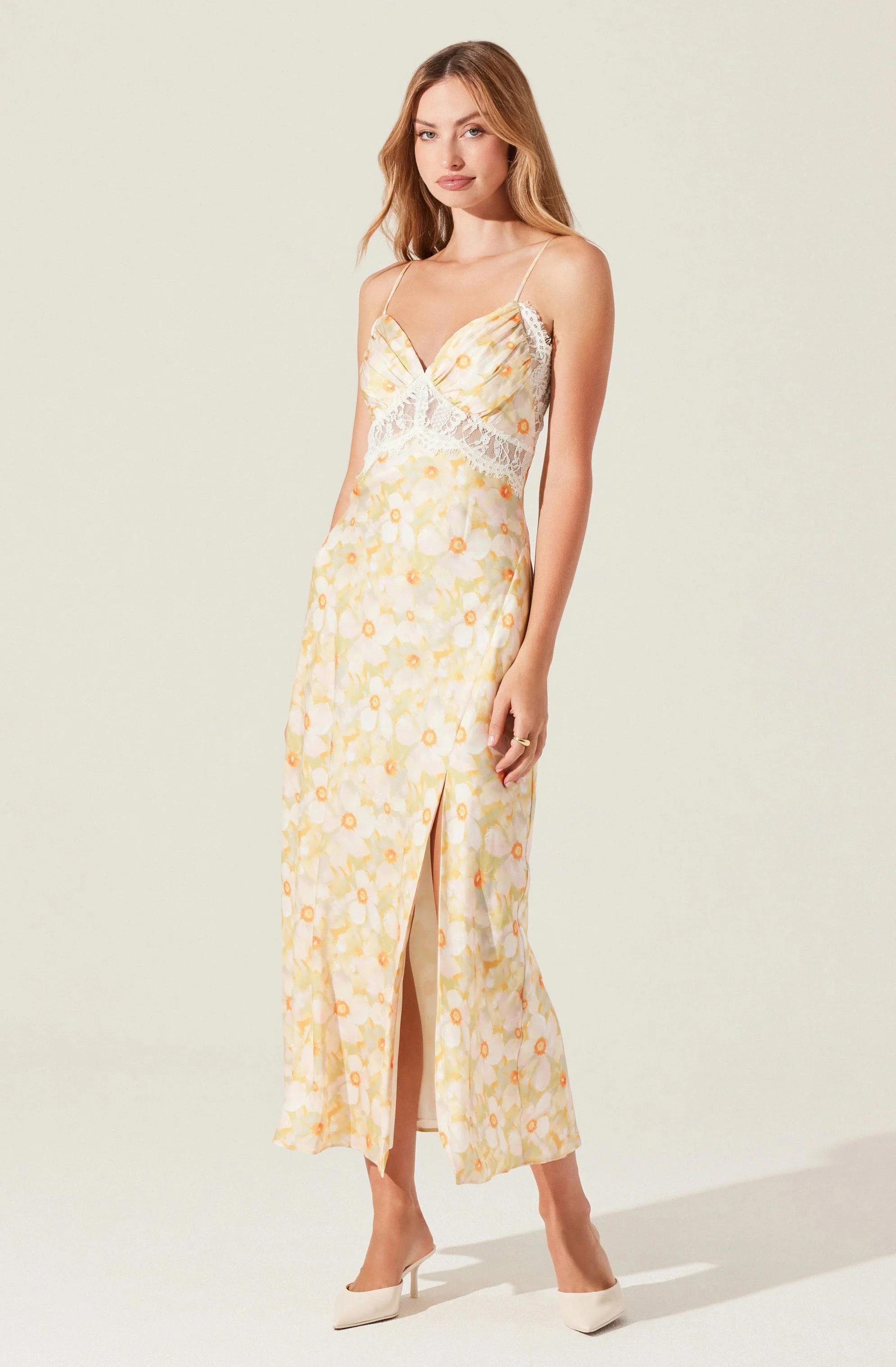 Ivanna Floral Lace Maxi Dress