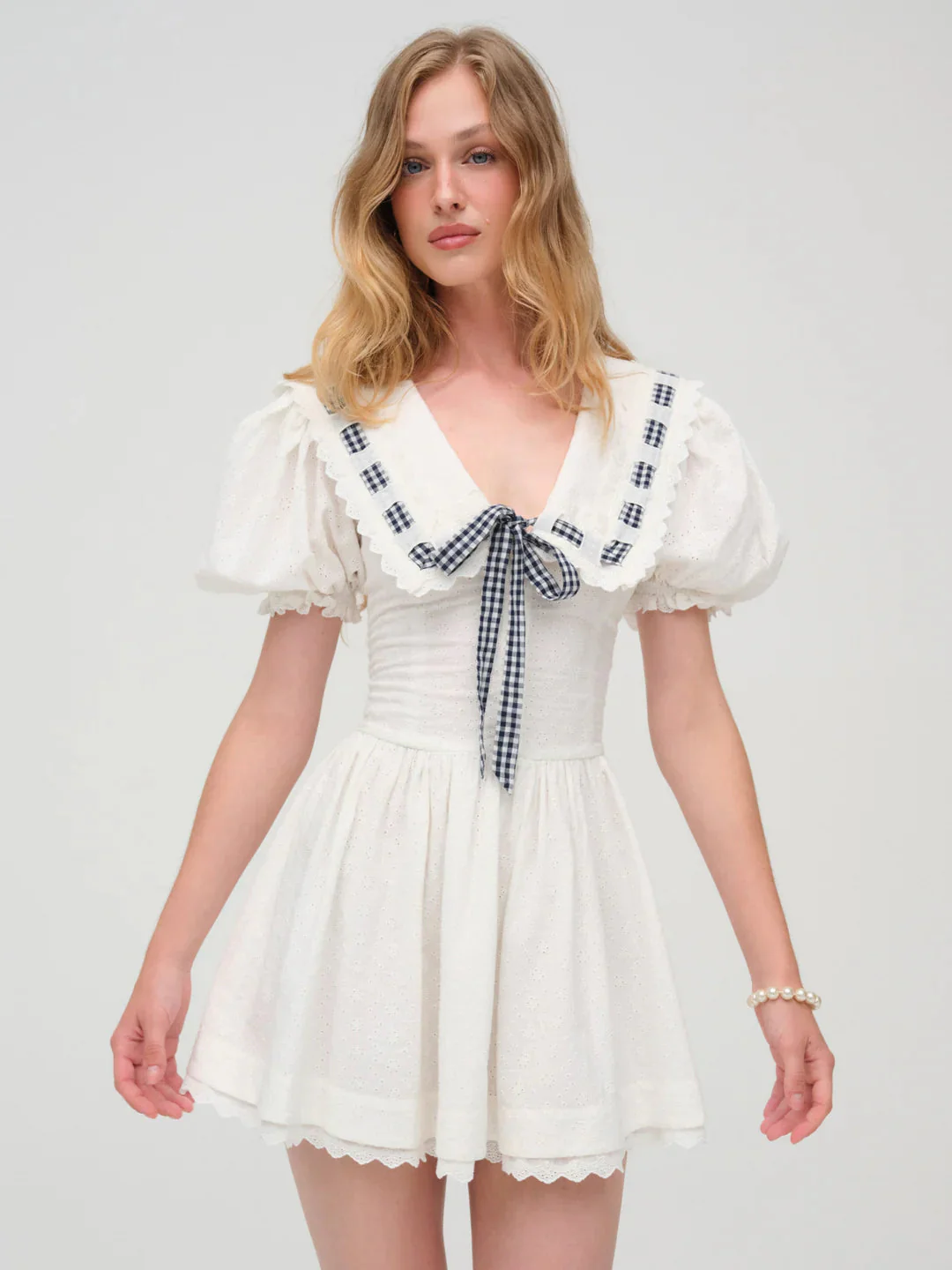 Ruby Ribbon Mini Dress