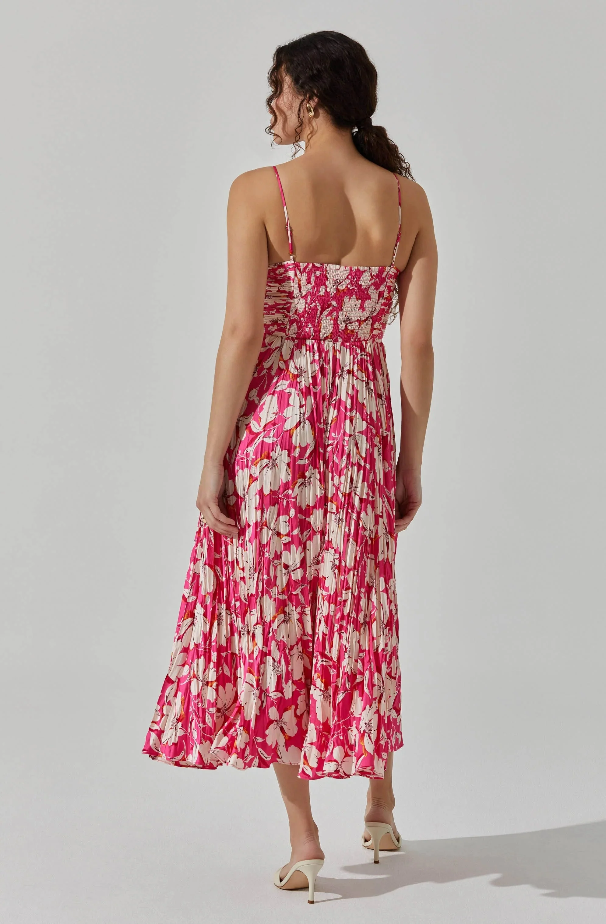 Maeve Pleated Midi Dress