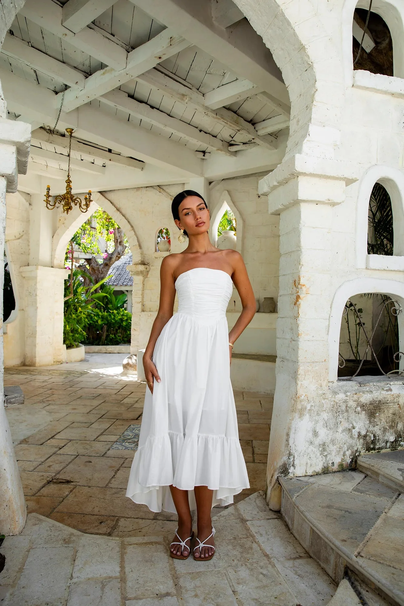 Love In The Summer Maxi Dress White