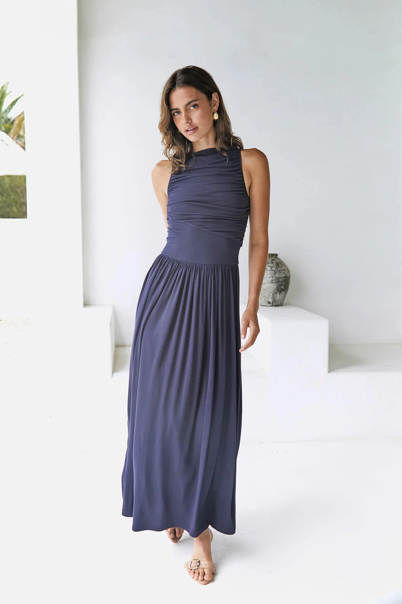 Nalla Maxi Dress Navy