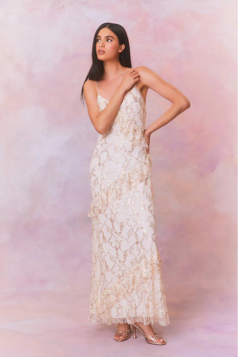Kareen Chantilly Lace Maxi Dress