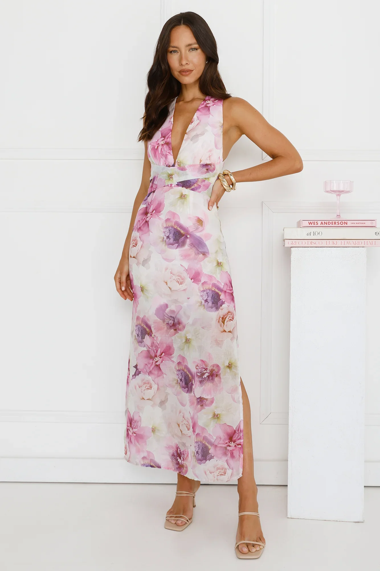 Late Night Mood Maxi Dress Purple