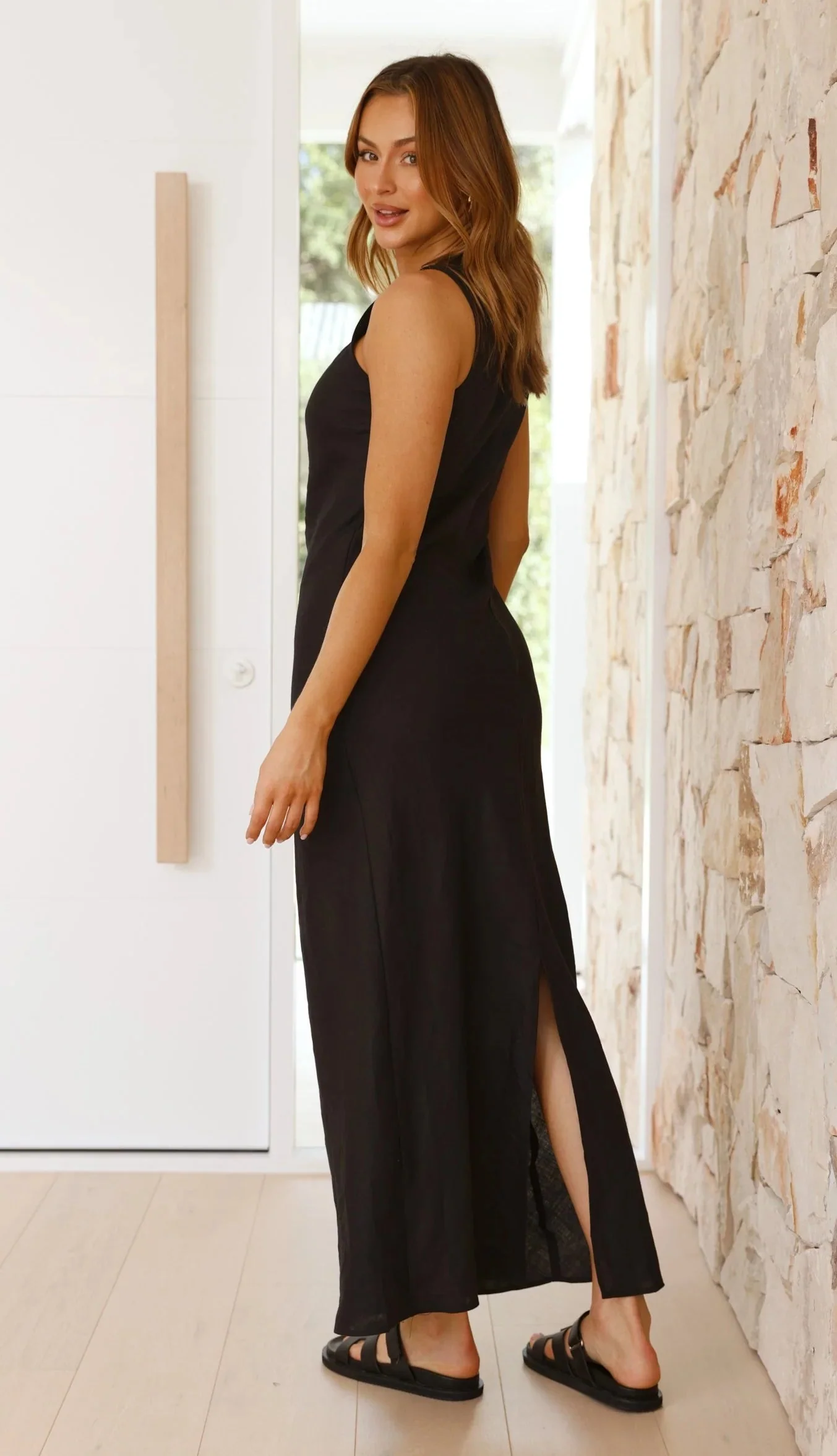 Naira Maxi Dress - Black