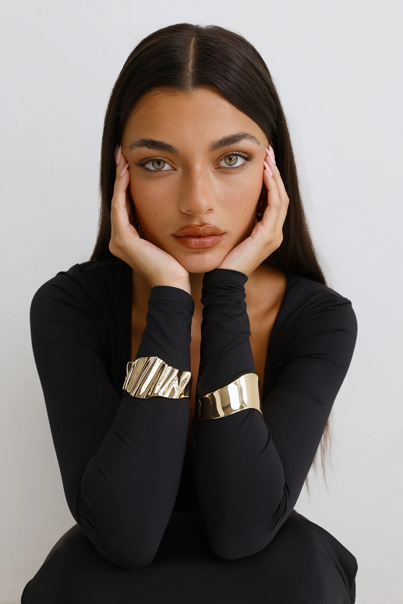 Icon Edit Cuff Bracelet Gold