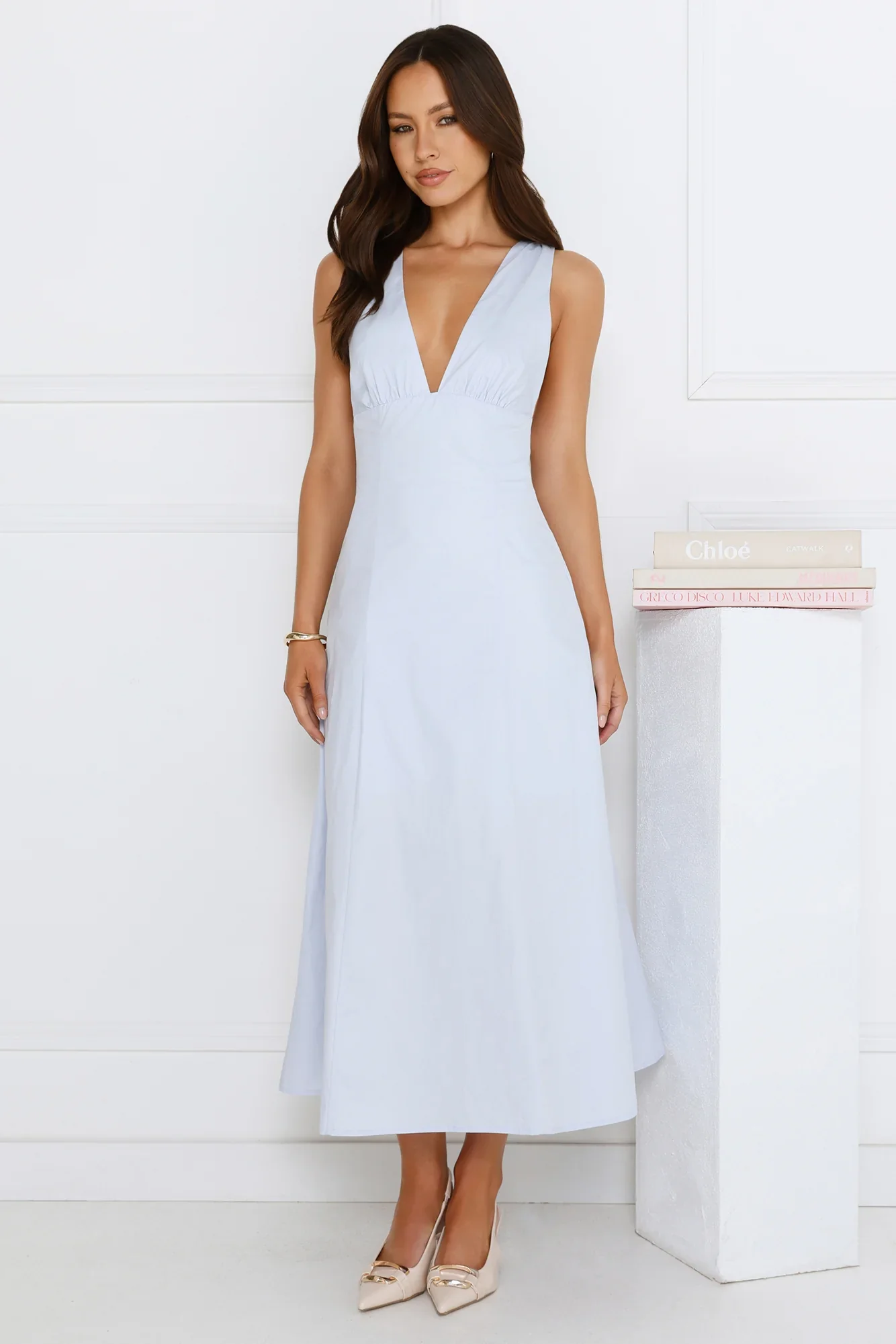 Iconic Moments Midi Dress Blue