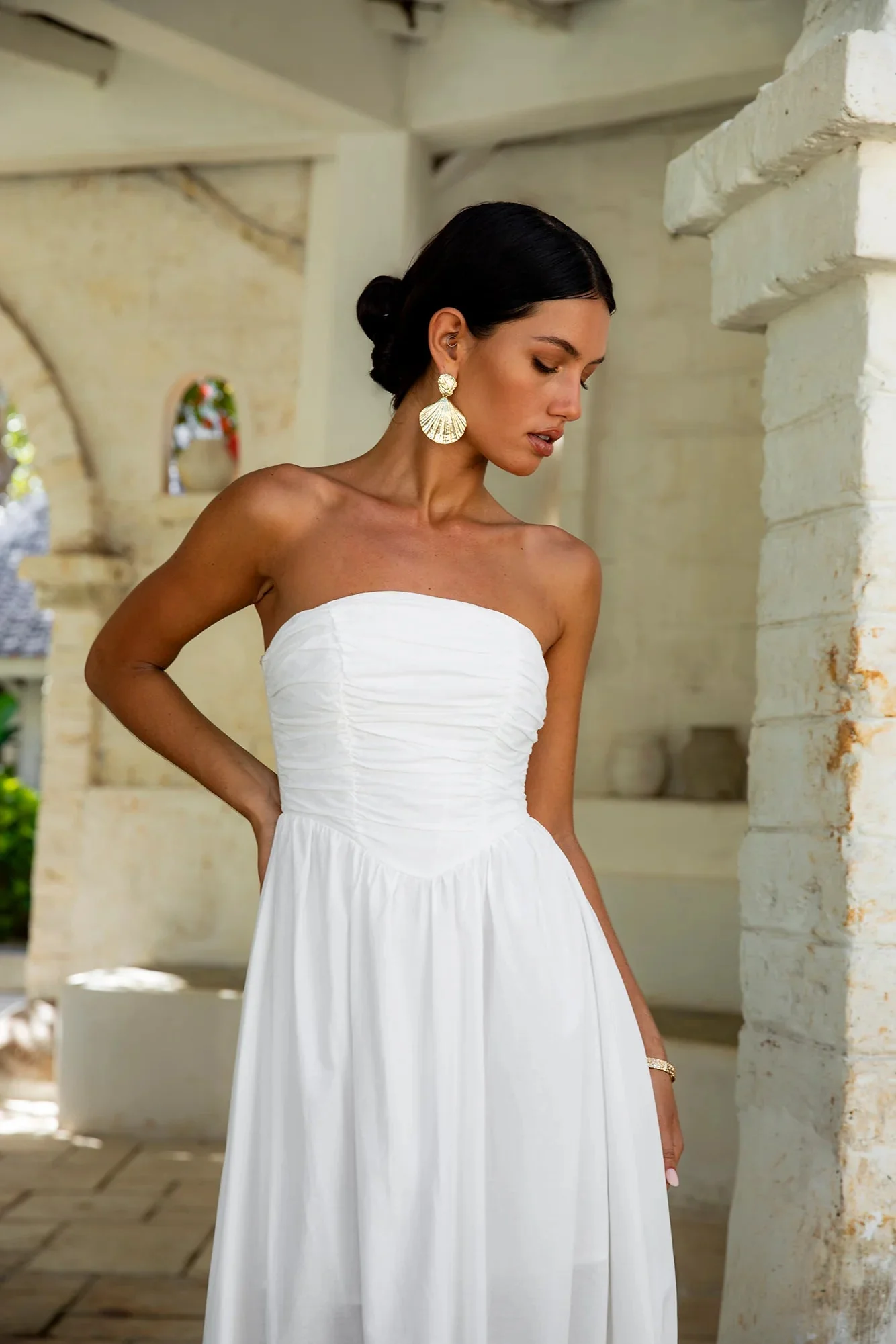 Love In The Summer Maxi Dress White