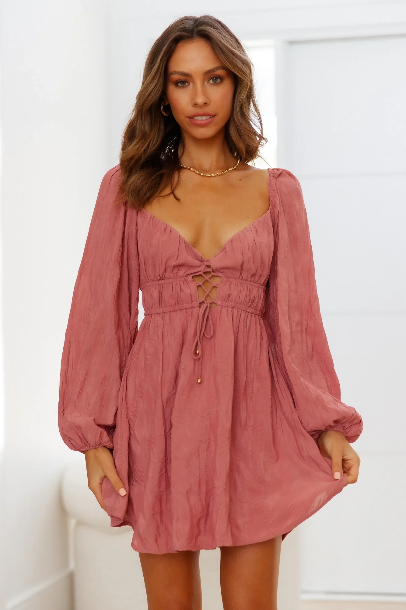 Journey Starts Now Dress Rose