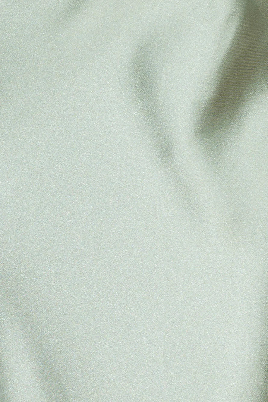 Ideal Vision Satin Crop Top Sage