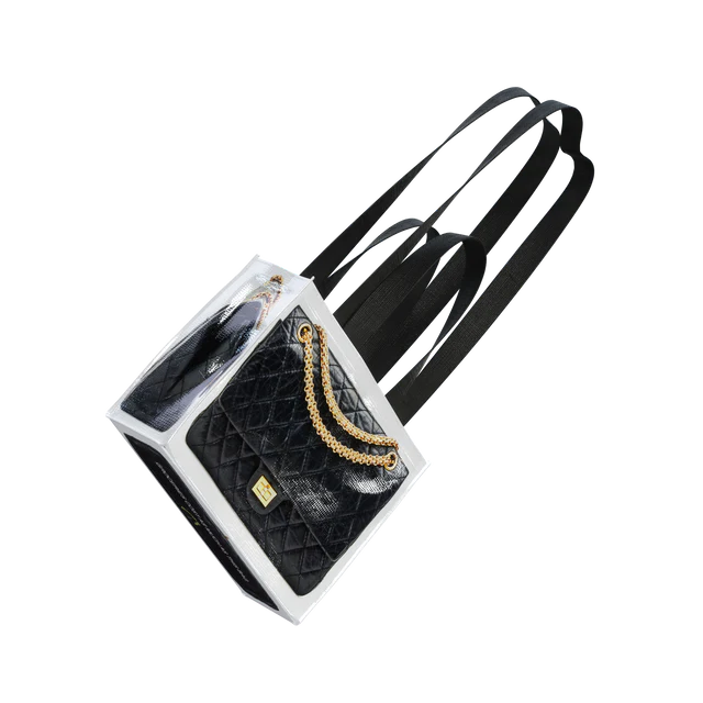 GroceryBags Creative Faux Platinum Bag Printed Woven Bag Cobalt Black Small Gym Leisure Bag