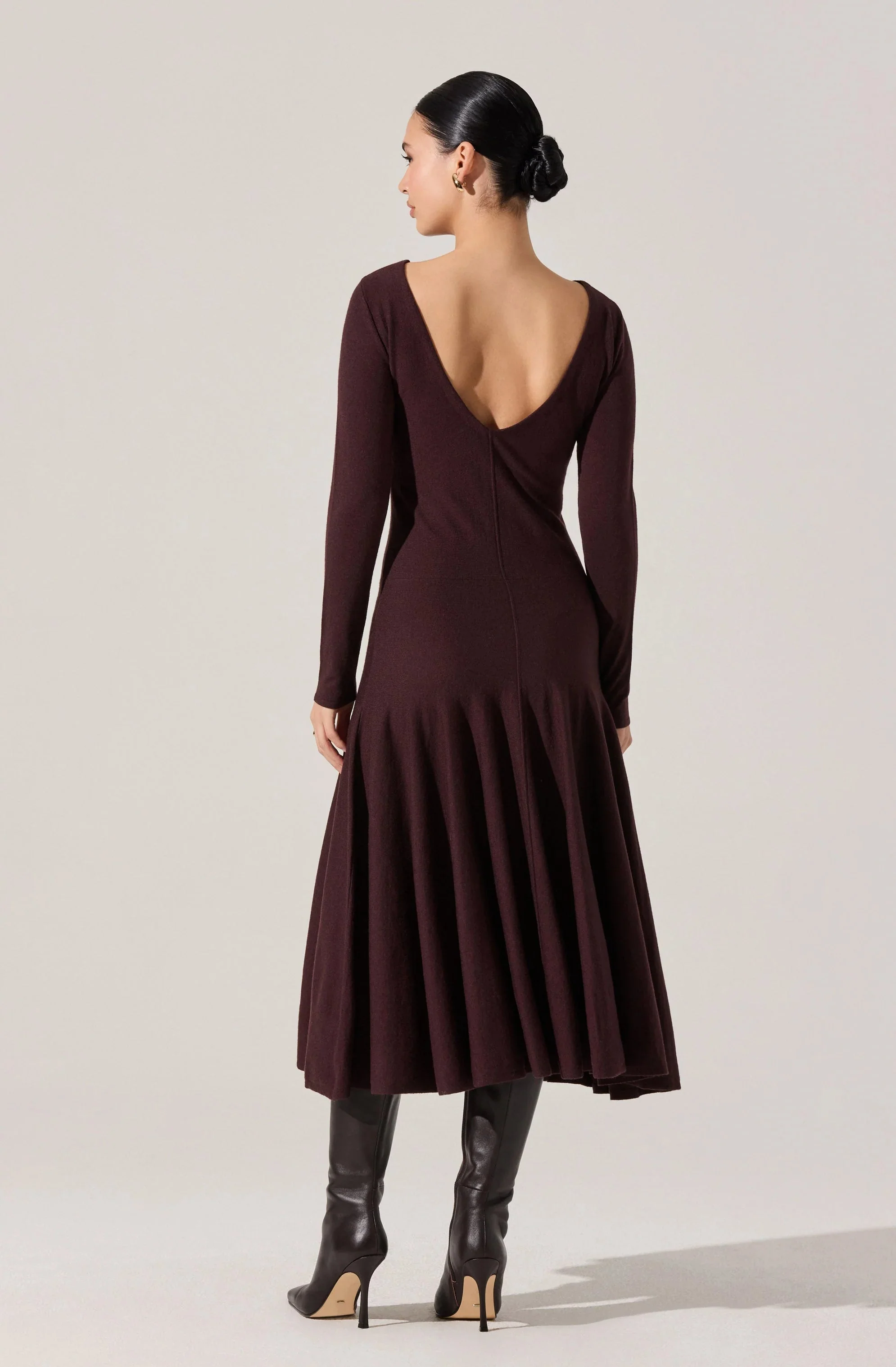 Doreyda Scoop Back Sweater Dress