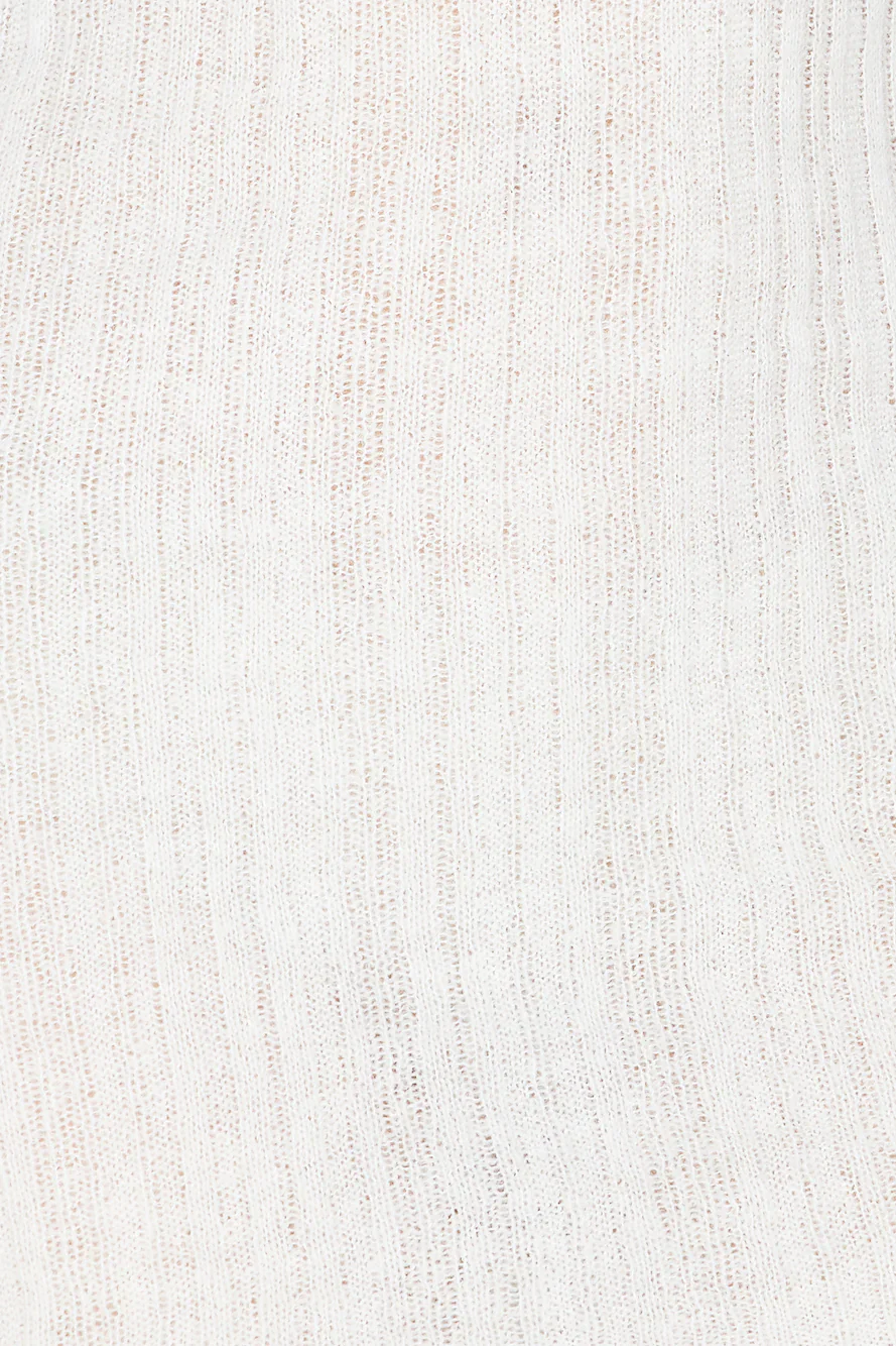 LIONESS Coyote Knit Dress Porcelain