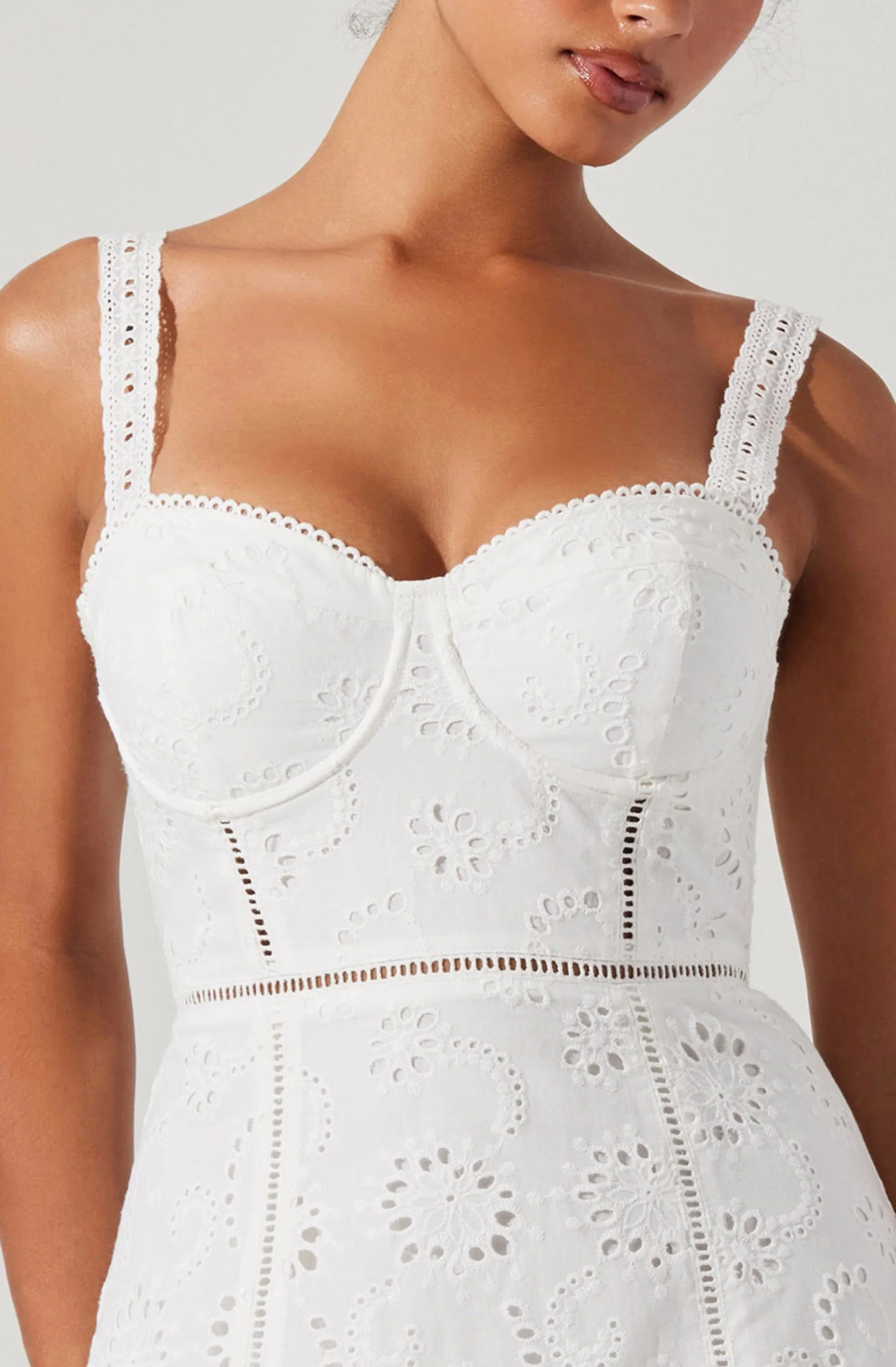 Pellagia Eyelet Midi Dress