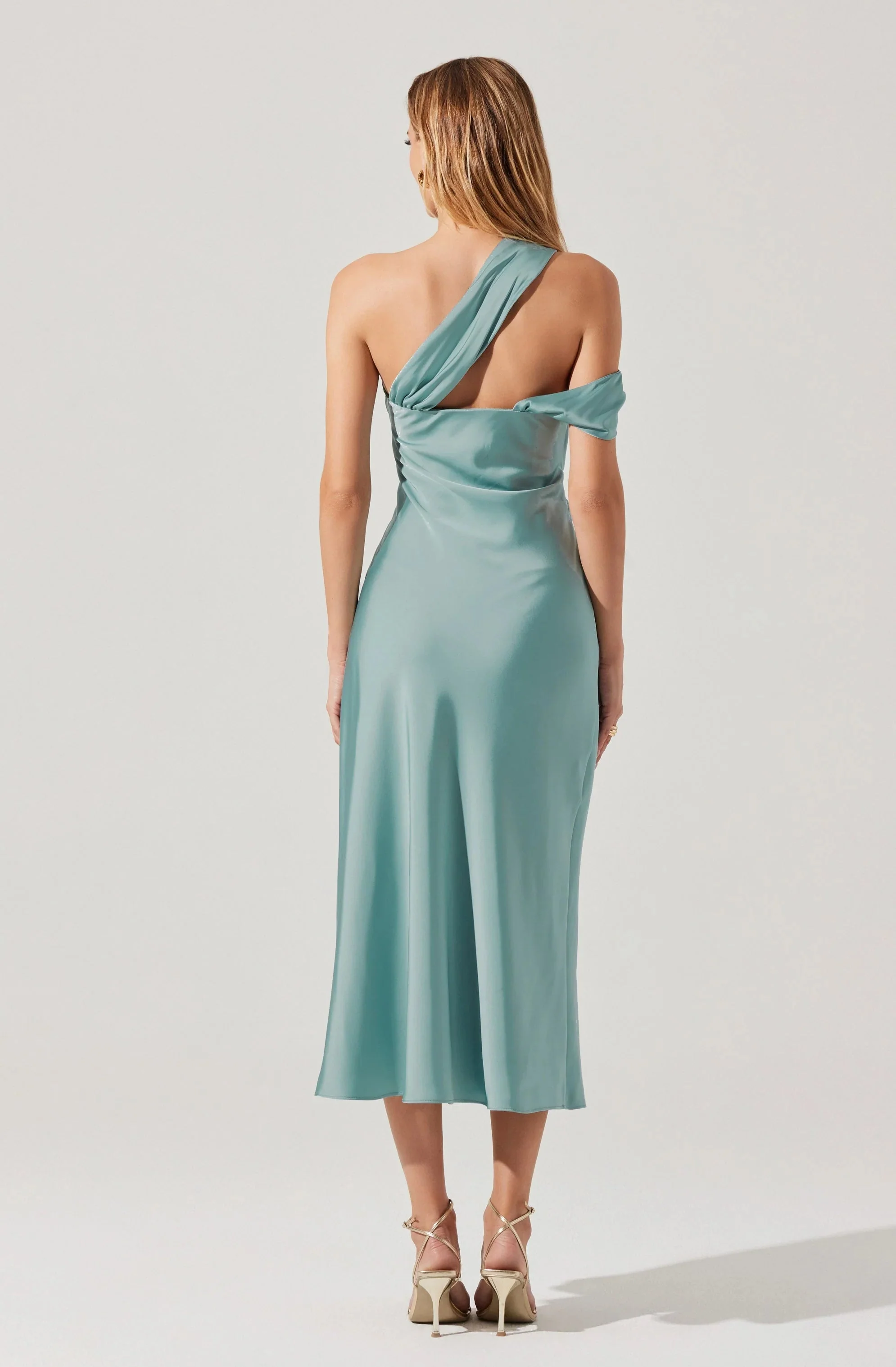 Cersei One Shoulder Midi Dress
