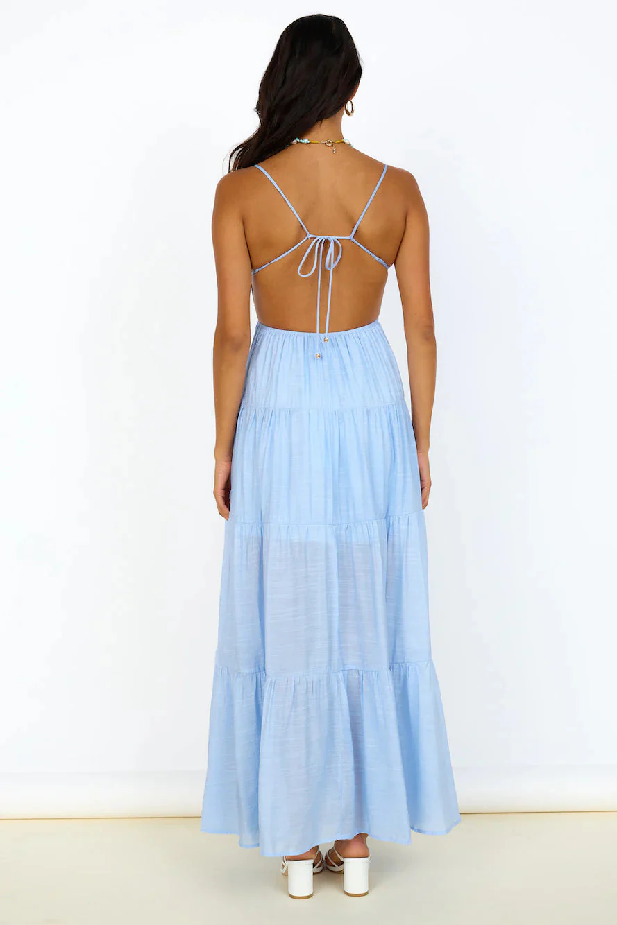 Brooklyn Baby Maxi Dress Blue