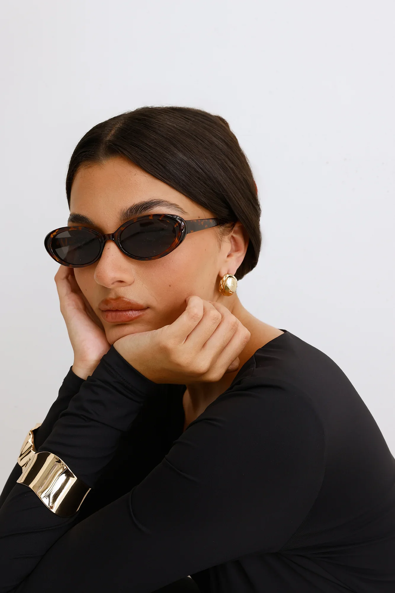 Icon Edit Cuff Bracelet Gold