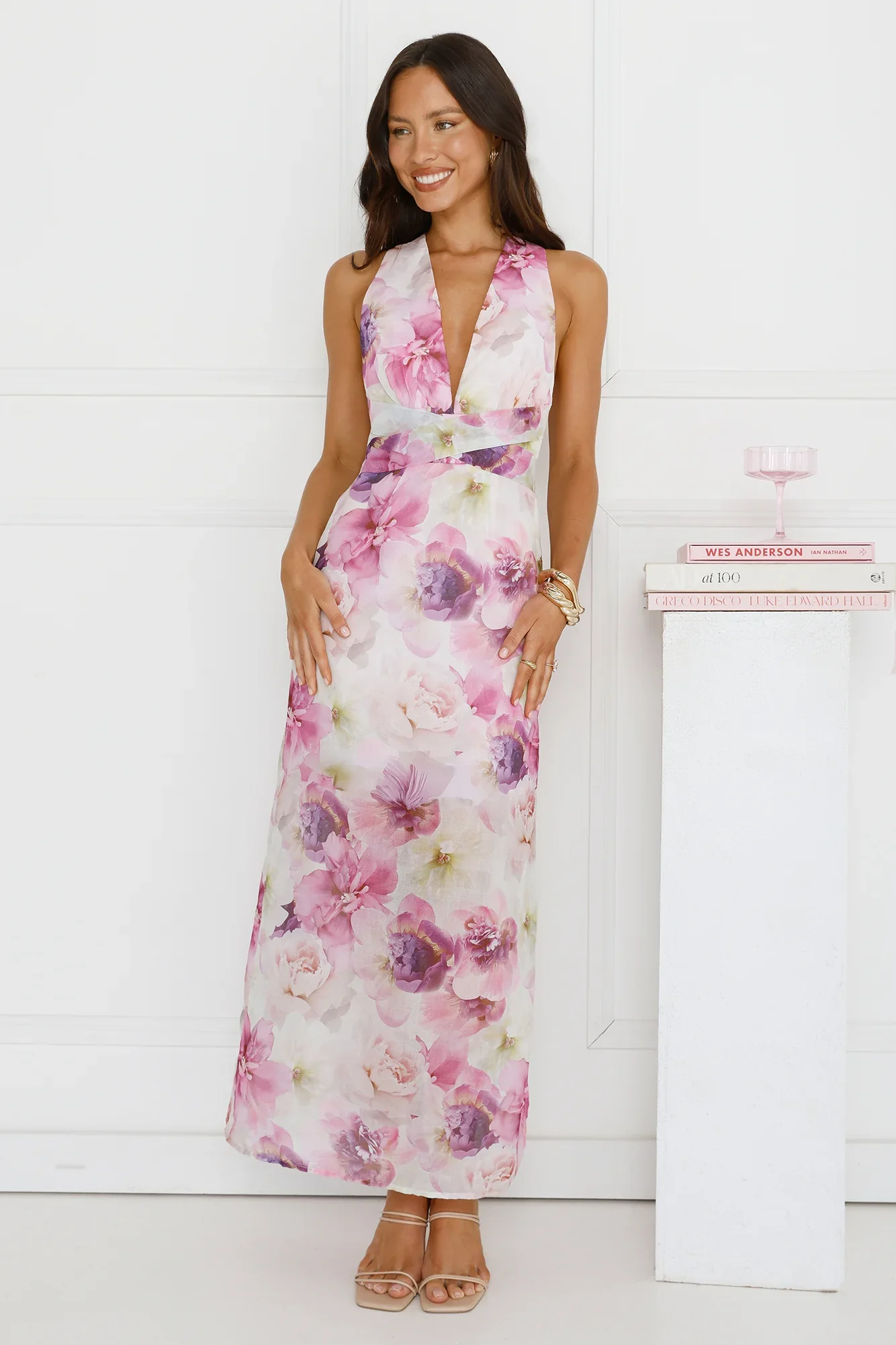 Late Night Mood Maxi Dress Purple